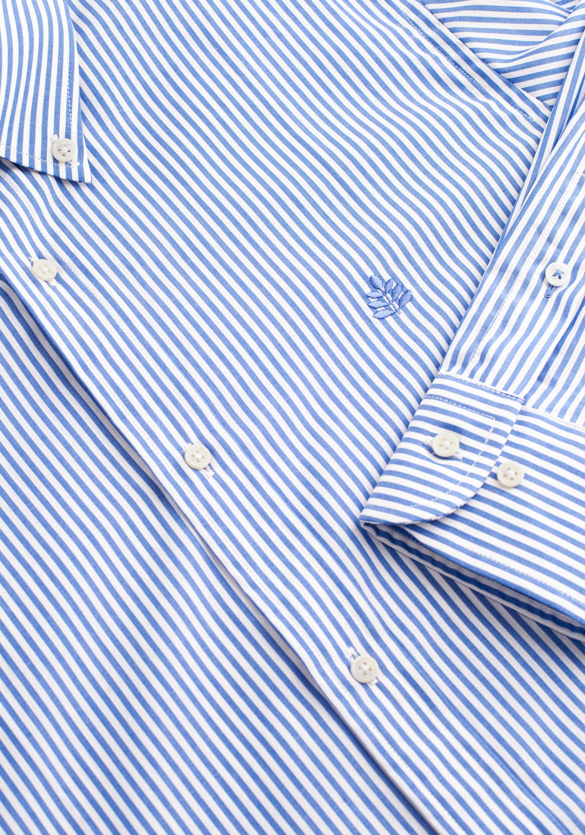Camisa H CBD Rayas L-Atn Azul Osc