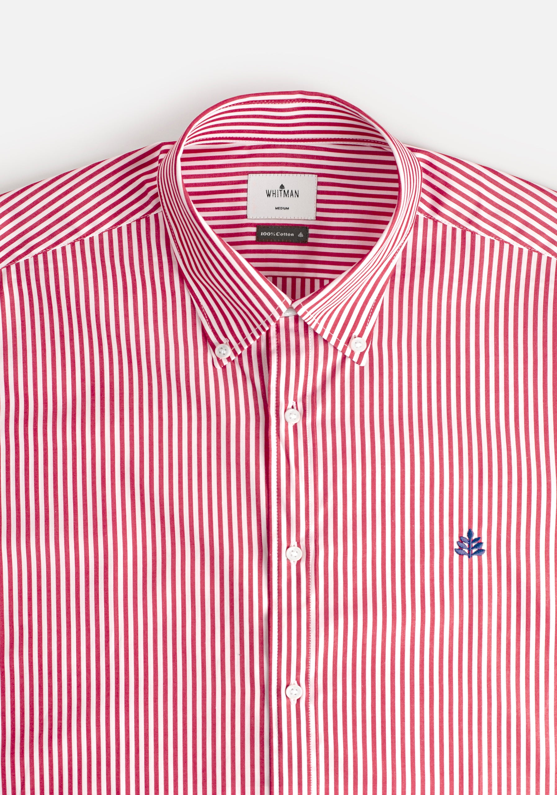 Camisa H CBD Rayas L-Azl Rojo