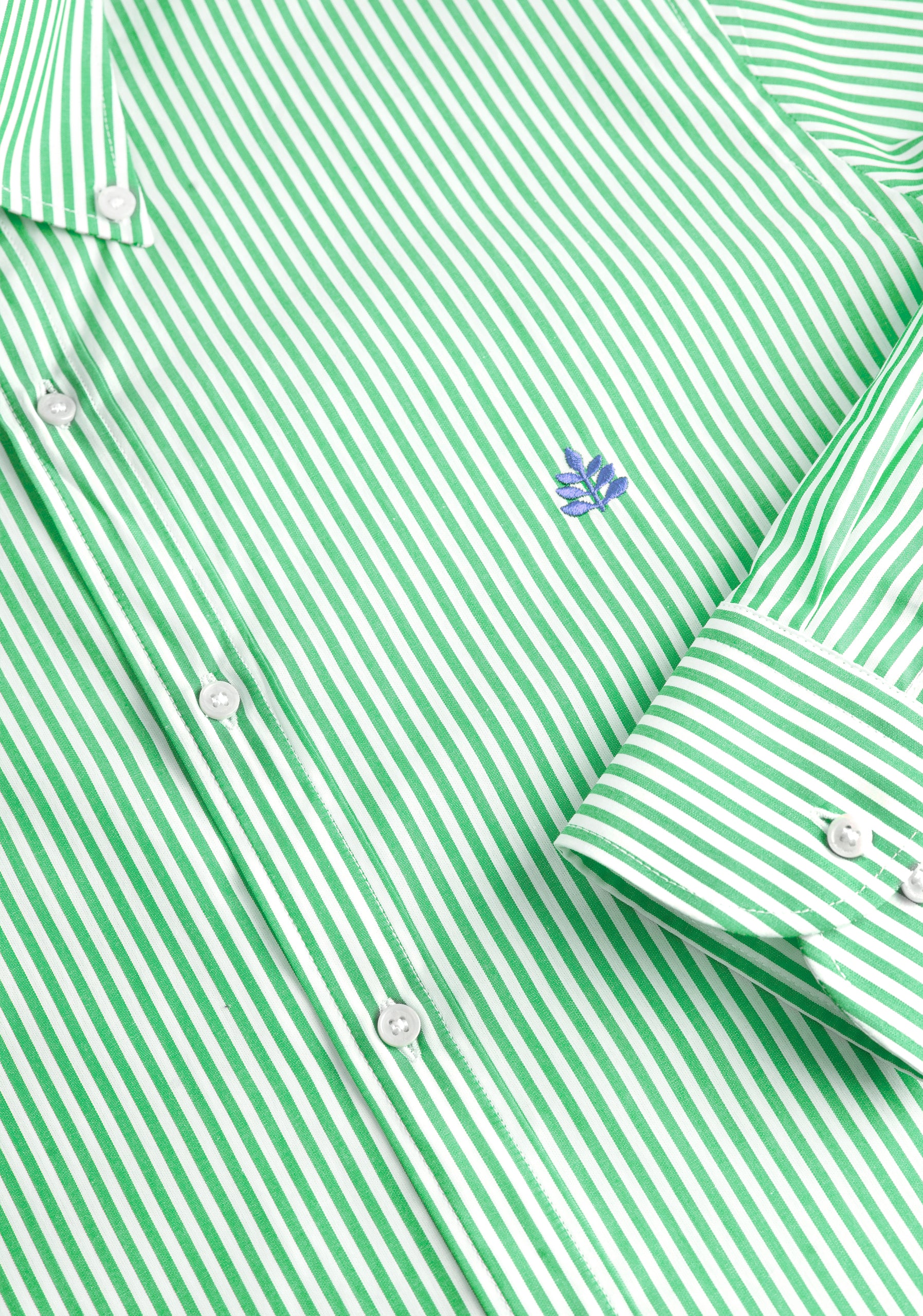 Camisa H CBD Rayas L-Azl Verde