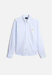 Camisa H CBD Rayas L-Nar Azul Claro