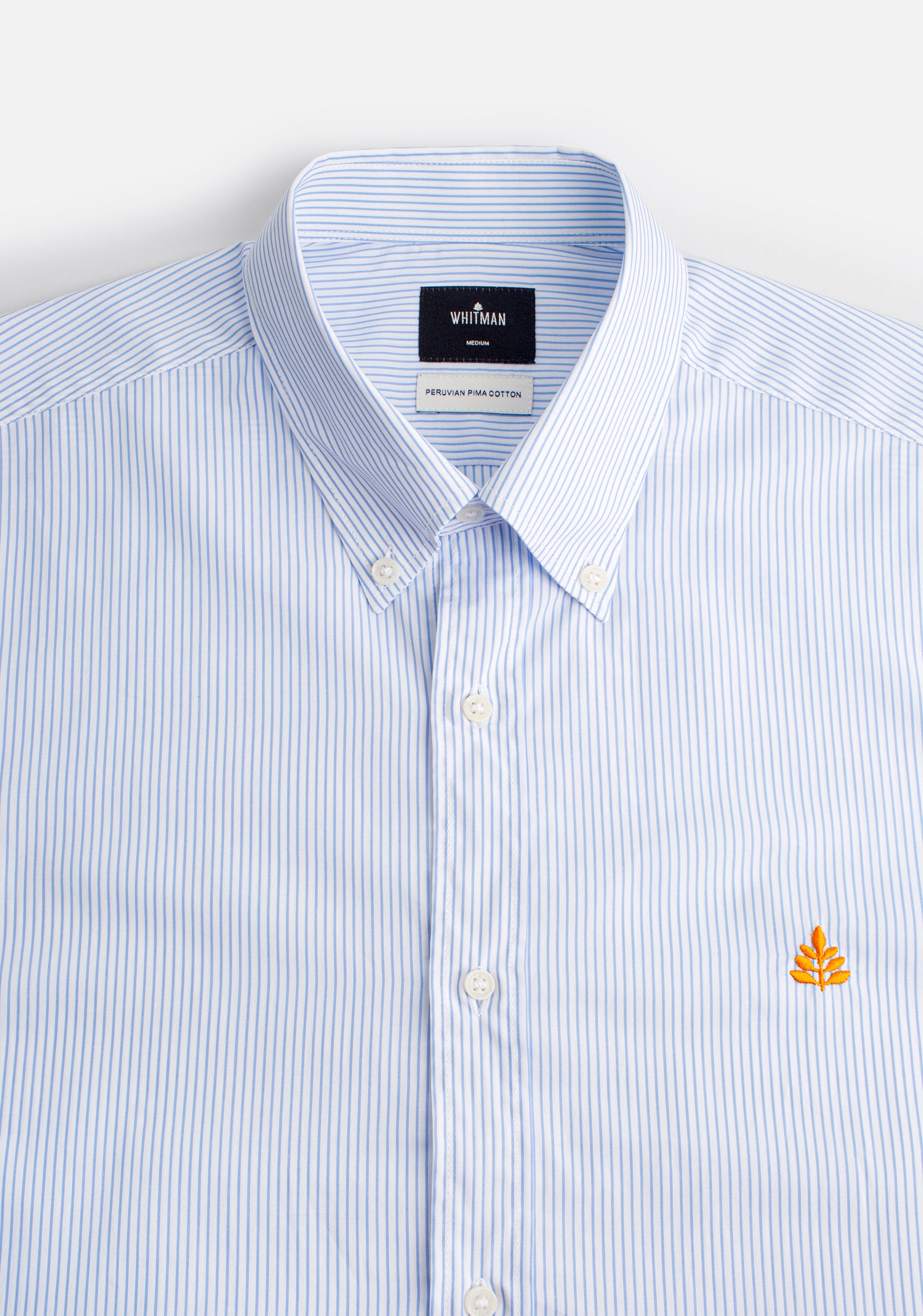 Camisa H CBD Rayas L-Nar Azul Claro