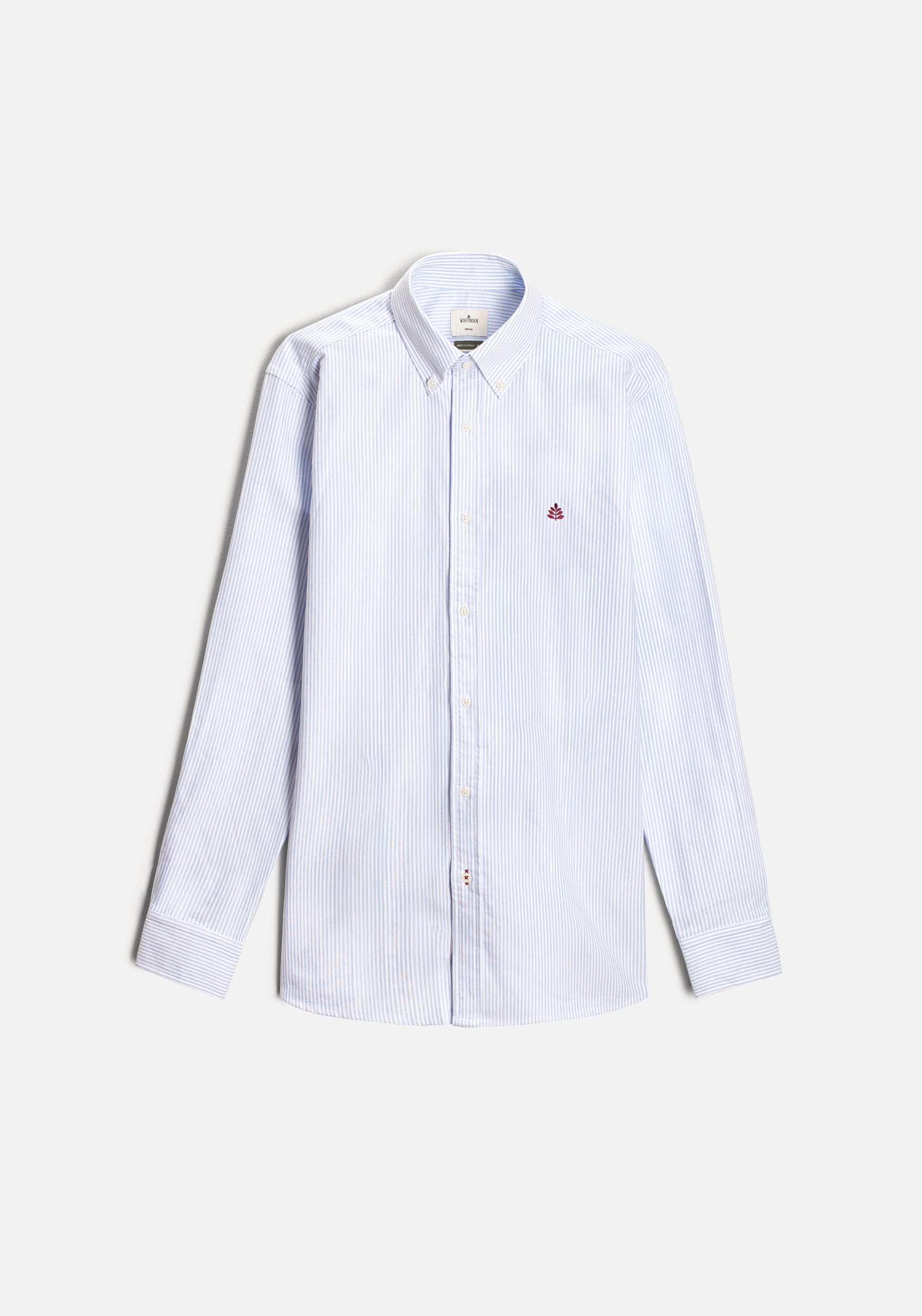 Camisa H CBD Rayas L-Vin Blanco-Azul