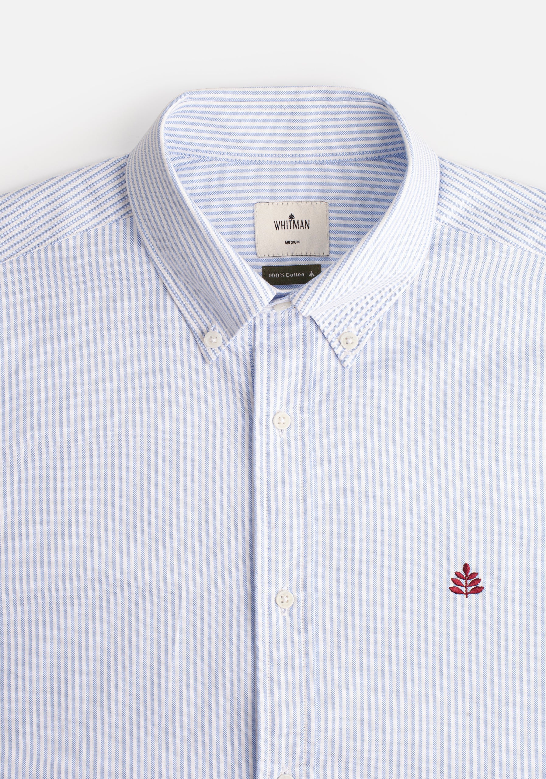 Camisa H CBD Rayas L-Vin Blanco-Azul