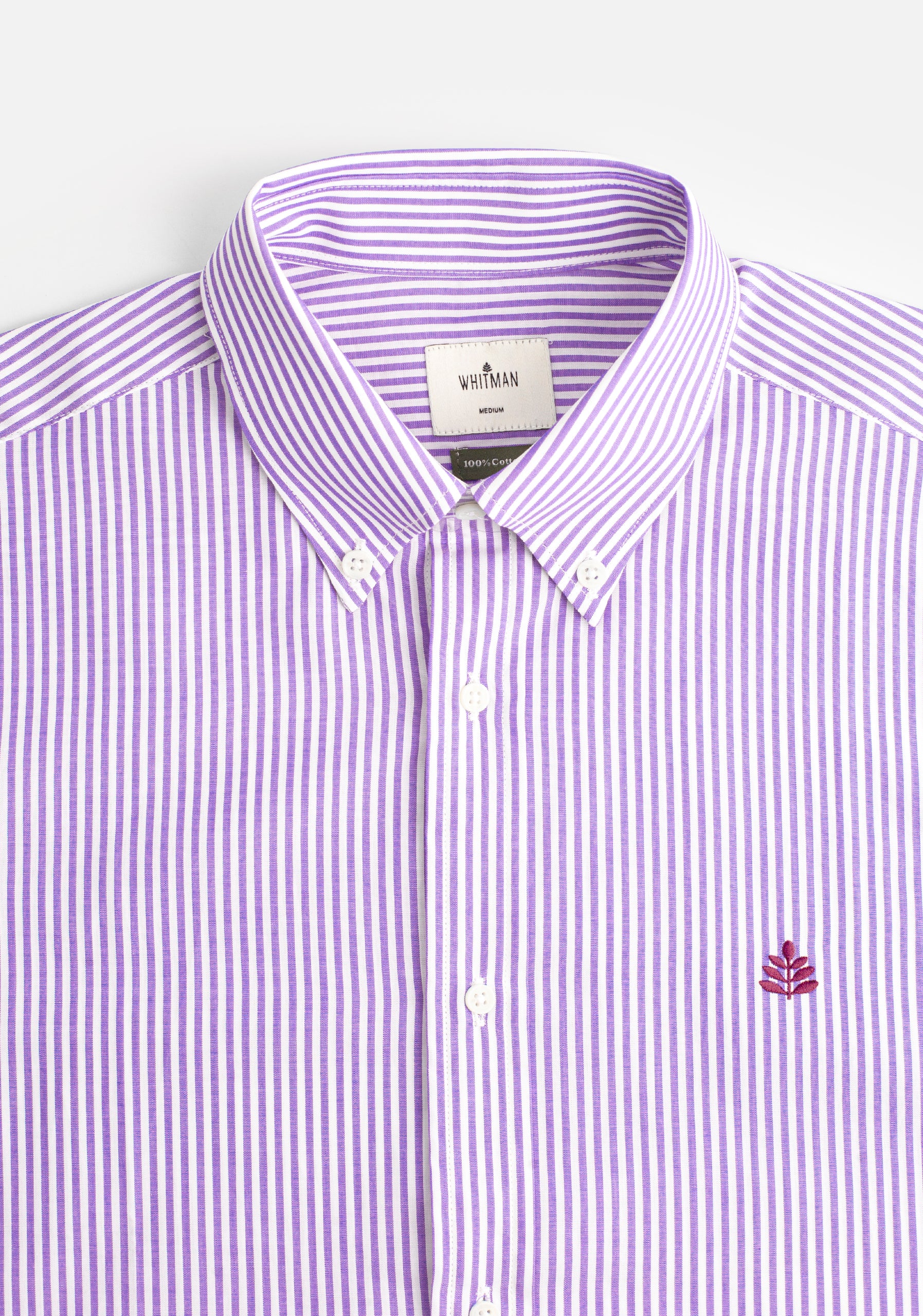 Camisa H CBD Rayas L-Vin Lila
