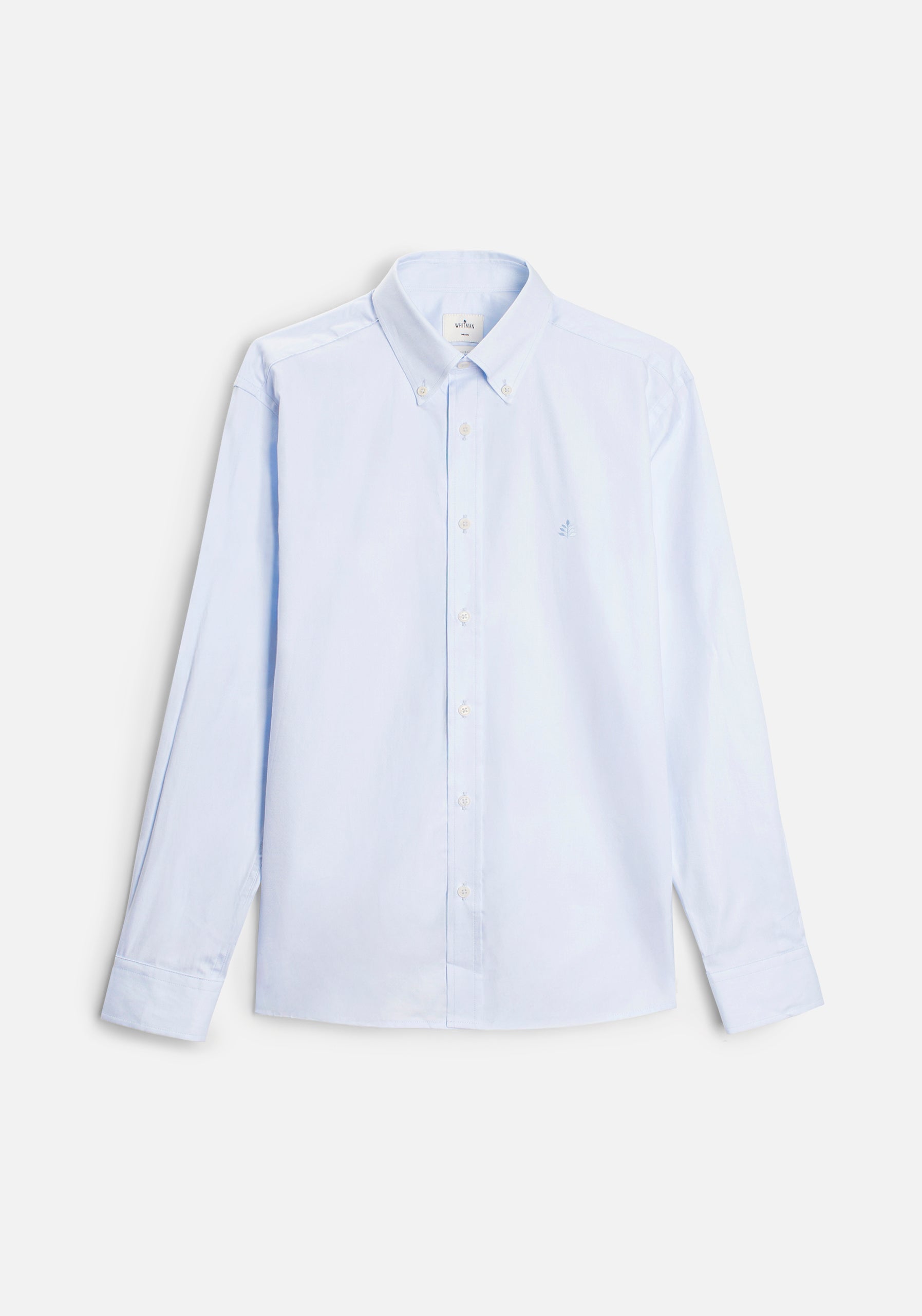 Camisa para hombre color azul 100% algodón