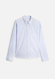 Camisa H CBD Cuadros Med L-Atn Azul Claro