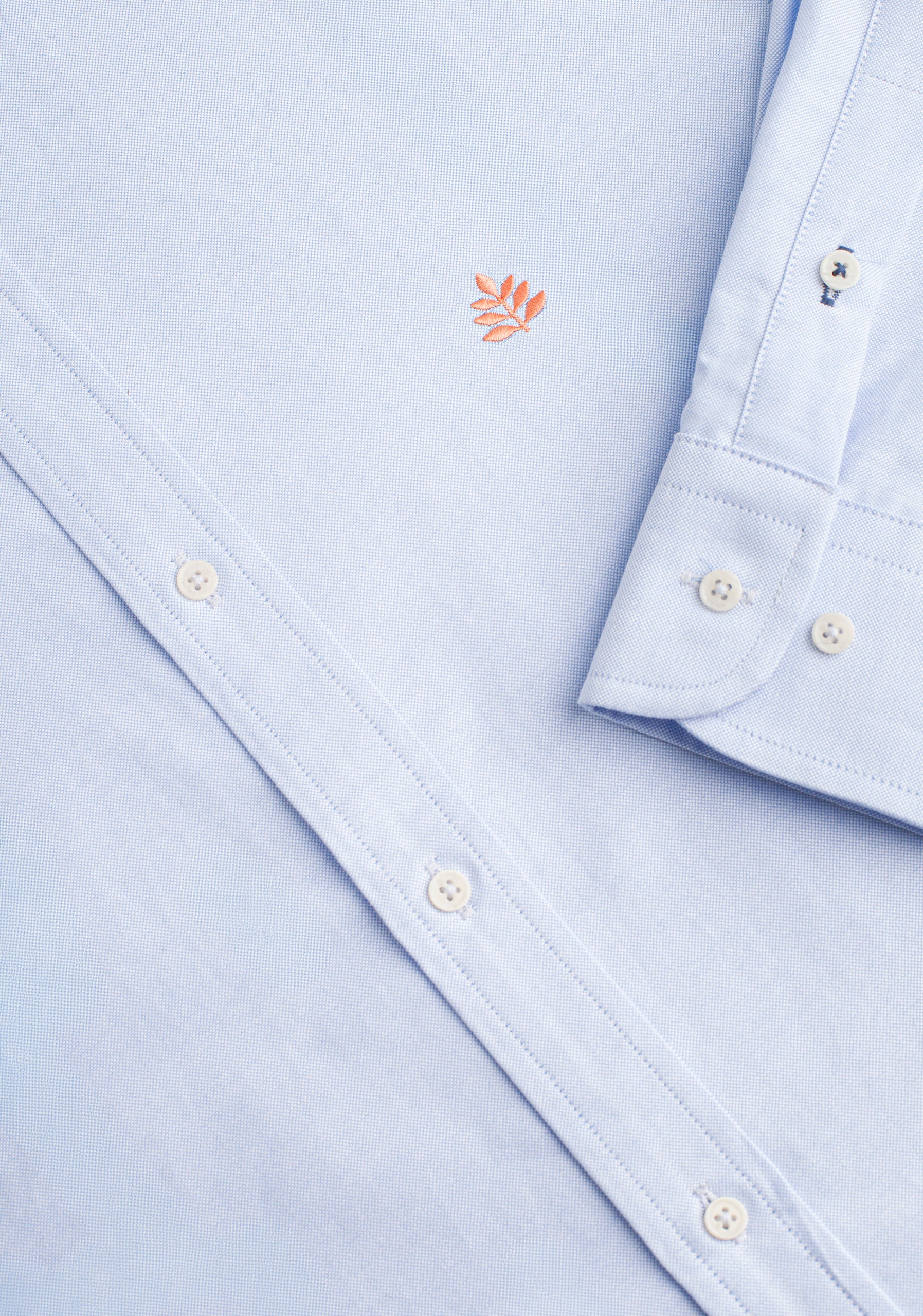 Camisa H CF Oxf L-Sal Azul Claro