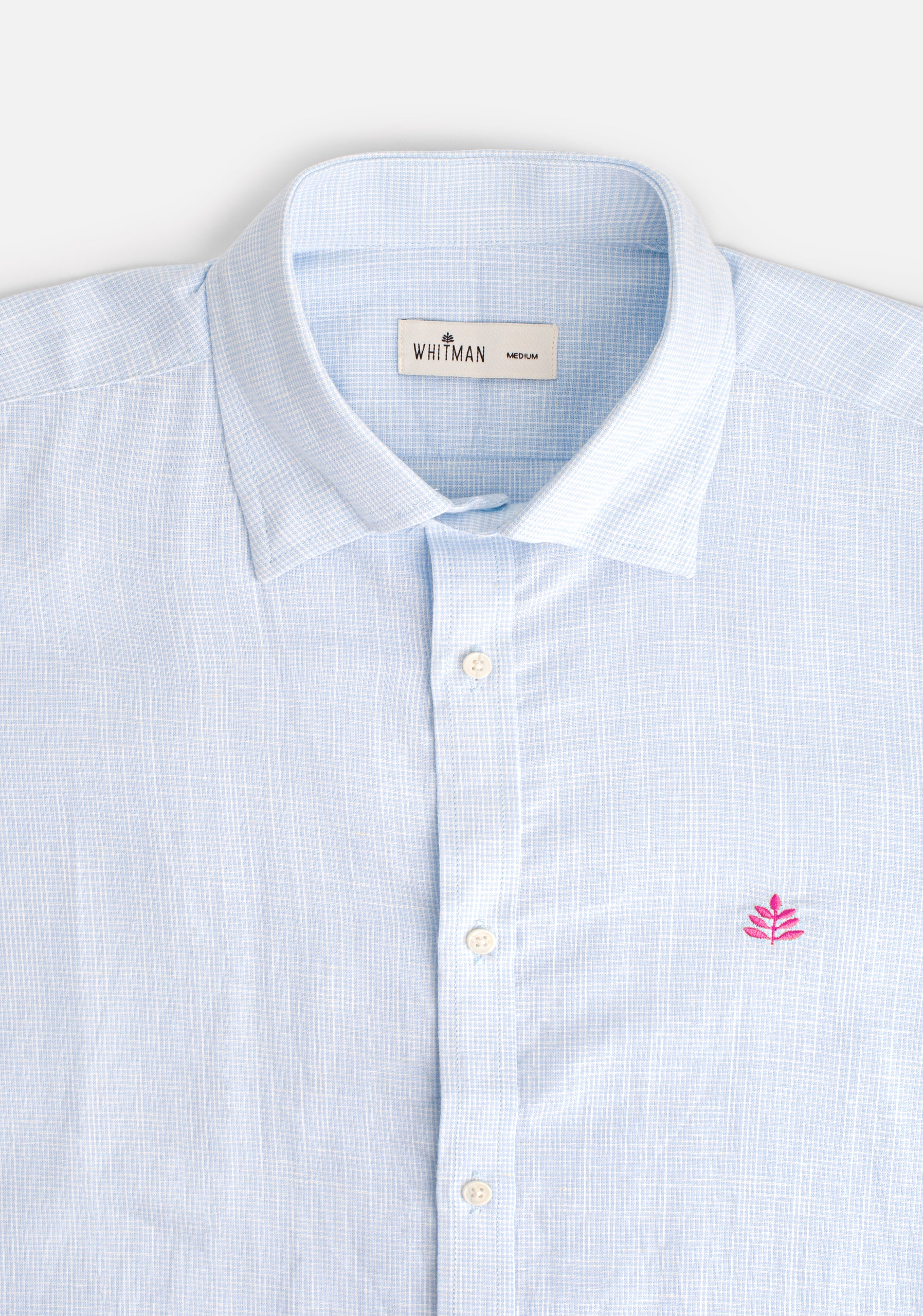 Camisa H CI Cuadros L-Fuc Azul Claro-3