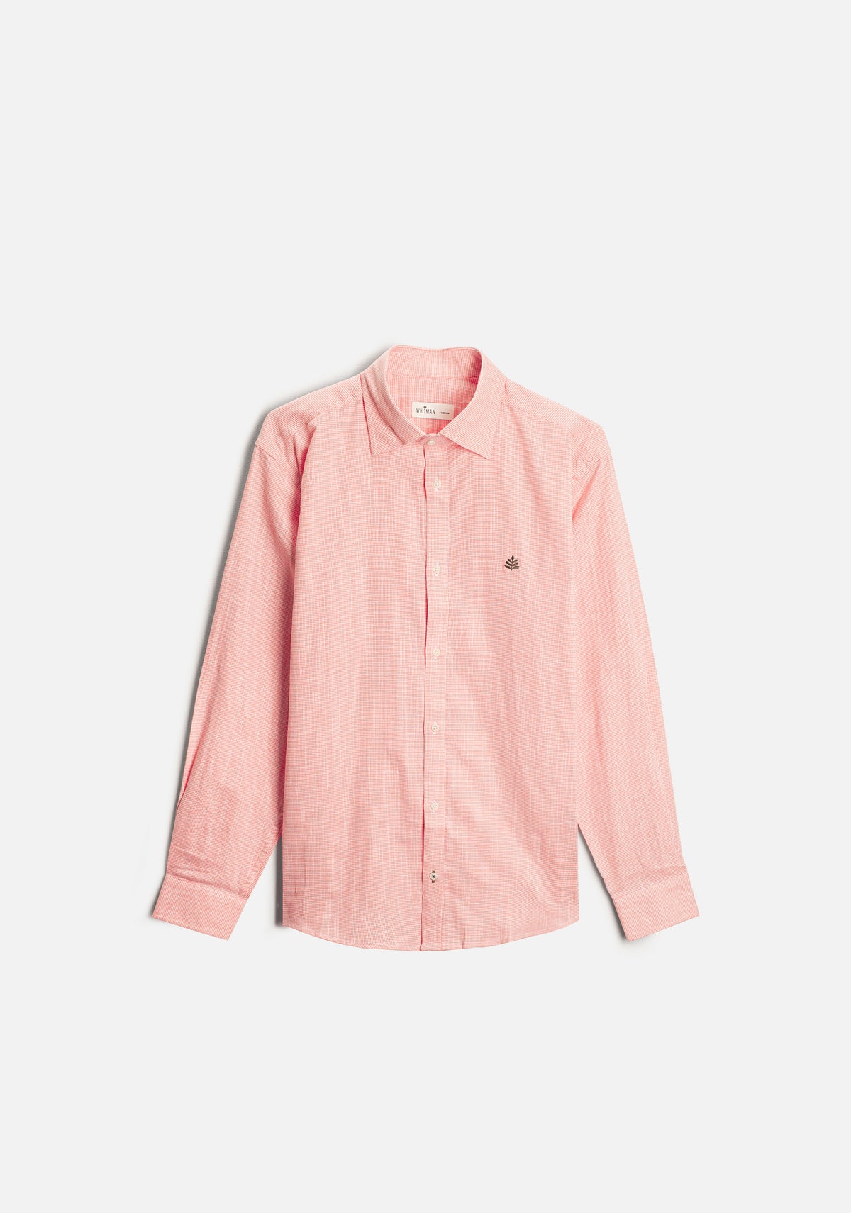 Camisa H CI Cuadros L-Ver Rosado Med