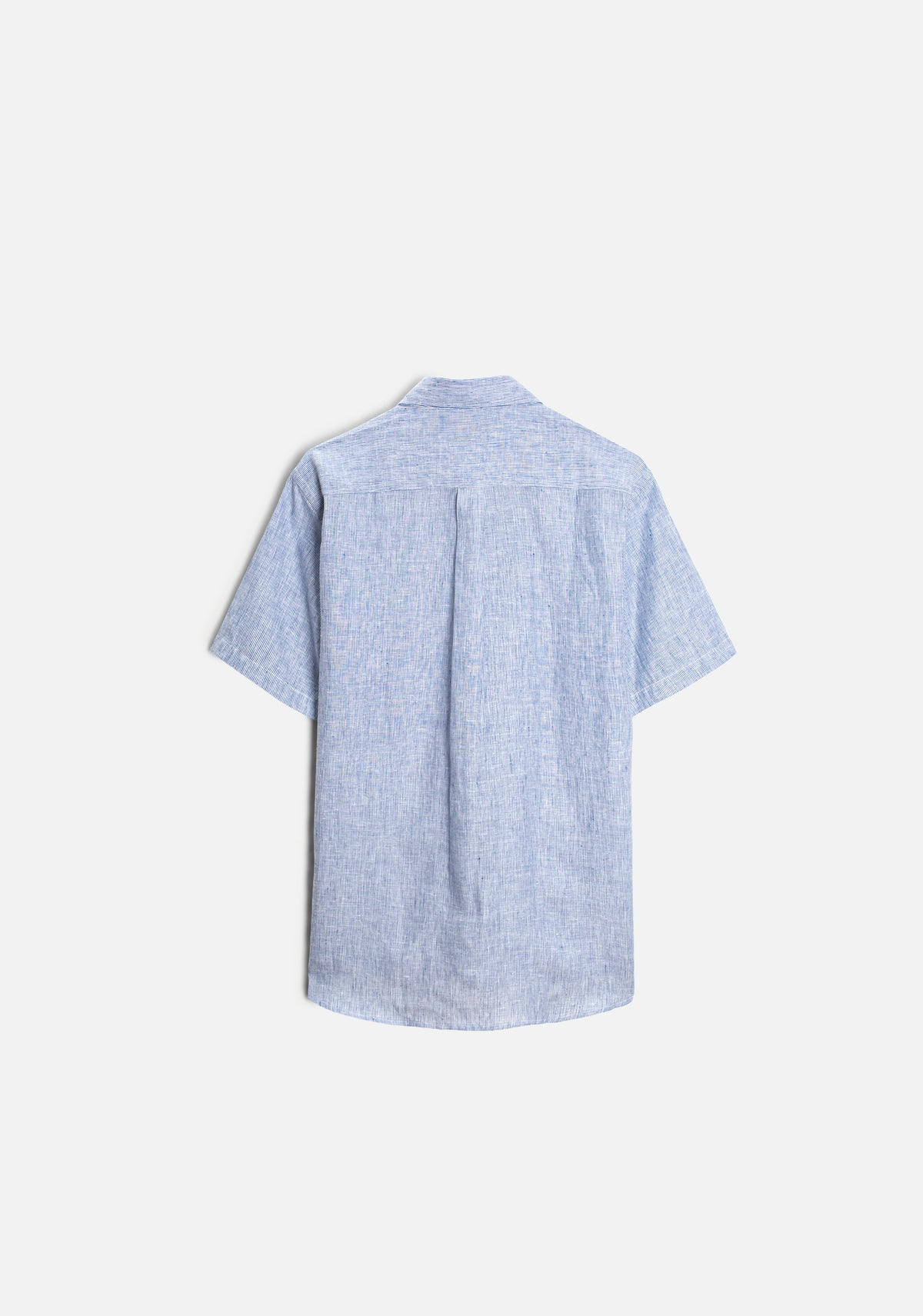 Camisa H CI Emanuelle Lino Rayas L-Ver Azul Osc-3
