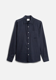 Camisa H CI Hamilton Tencel Azul Osc