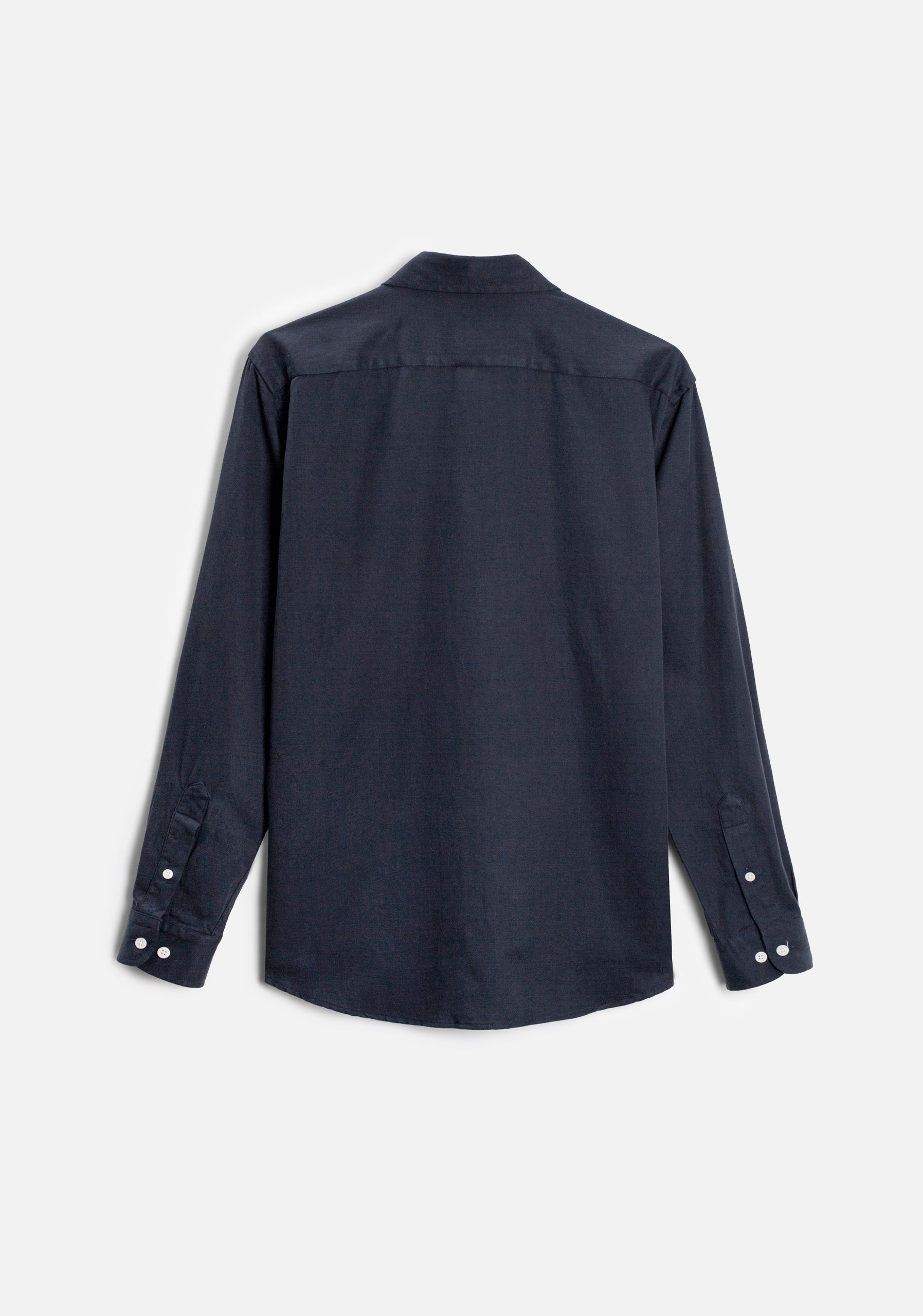 Camisa H CI Hamilton Tencel Azul Osc