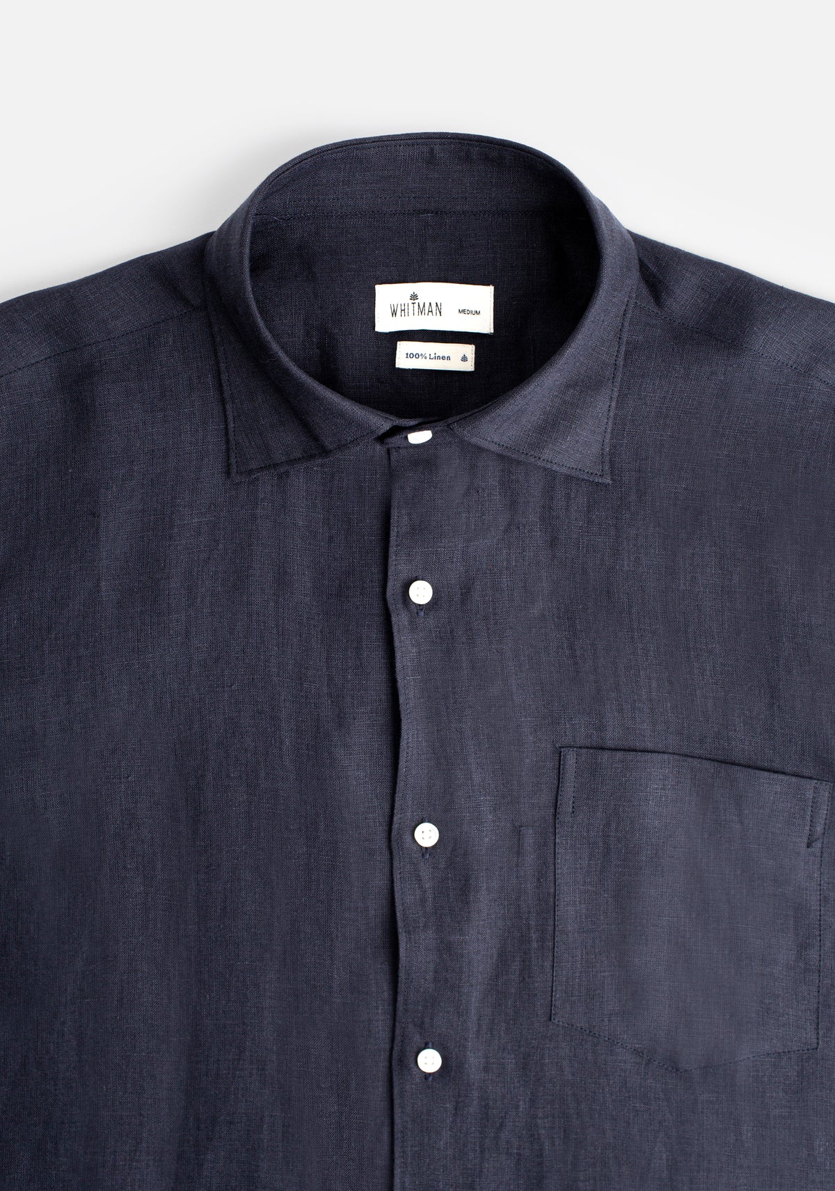 Camisa H CI Harlem Lino Azul Osc-2