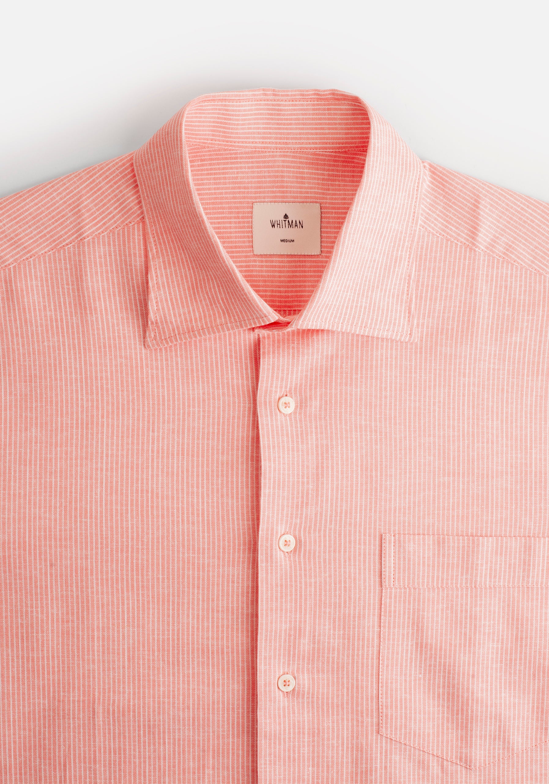 Camisa H CI Jamaica Rayas Delg Palo De Rosa