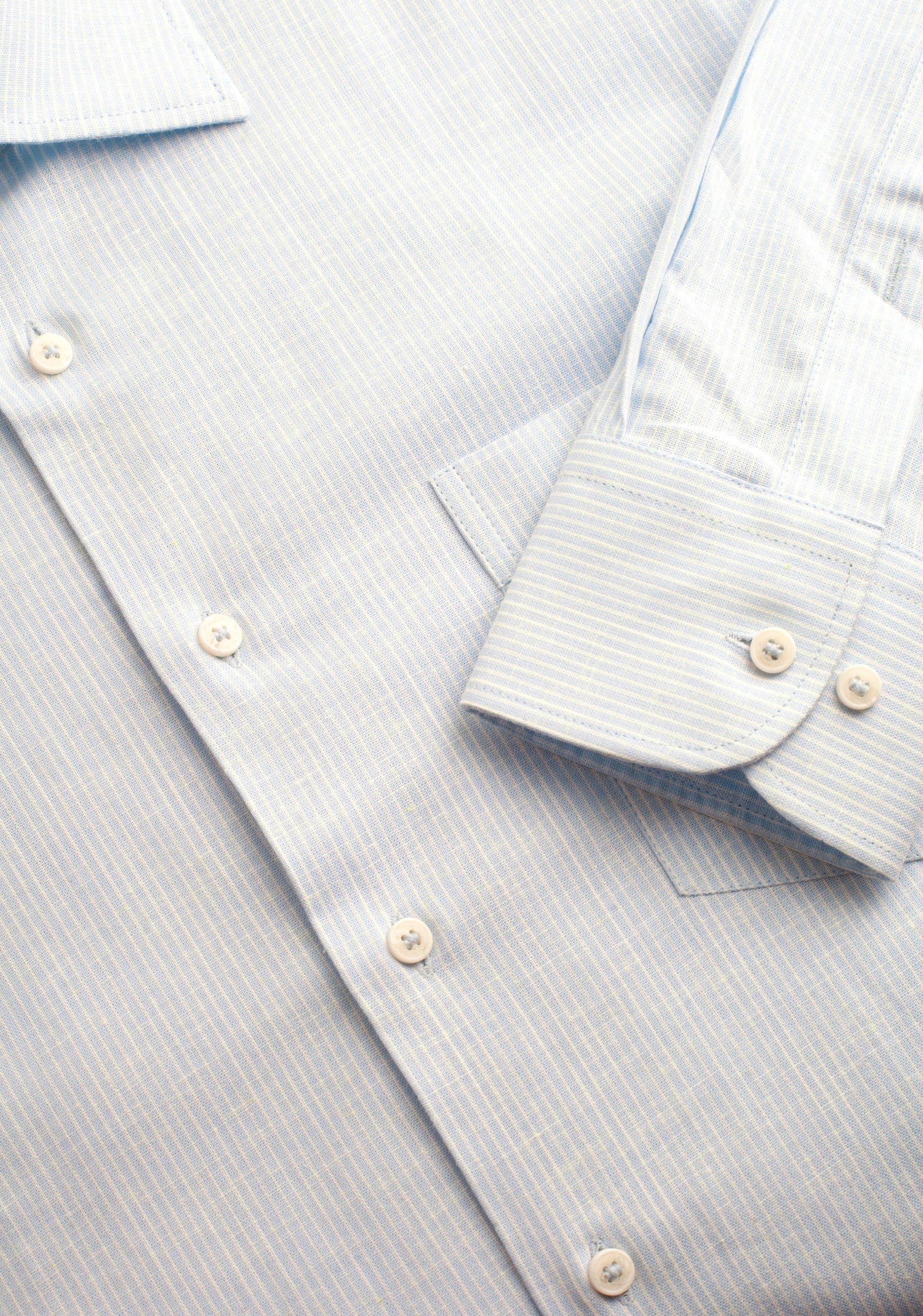 Camisa H CI Jamaica Rayas Delg Azul Claro