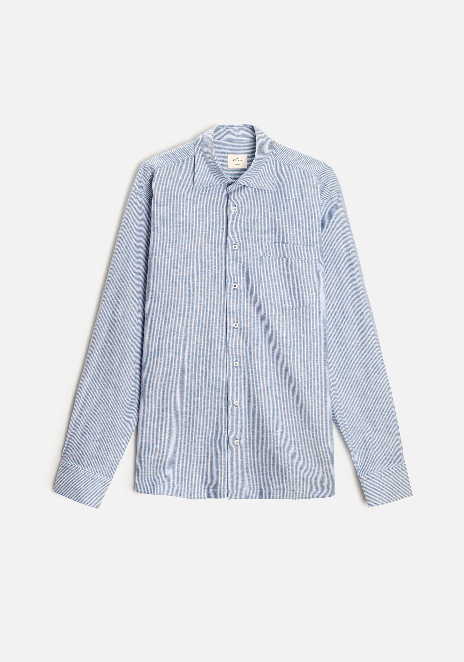 Camisa H CI Jamaica Rayas Delg Azul Medio