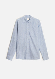 Camisa H CI Jamaica Rayas Delg Azul Medio