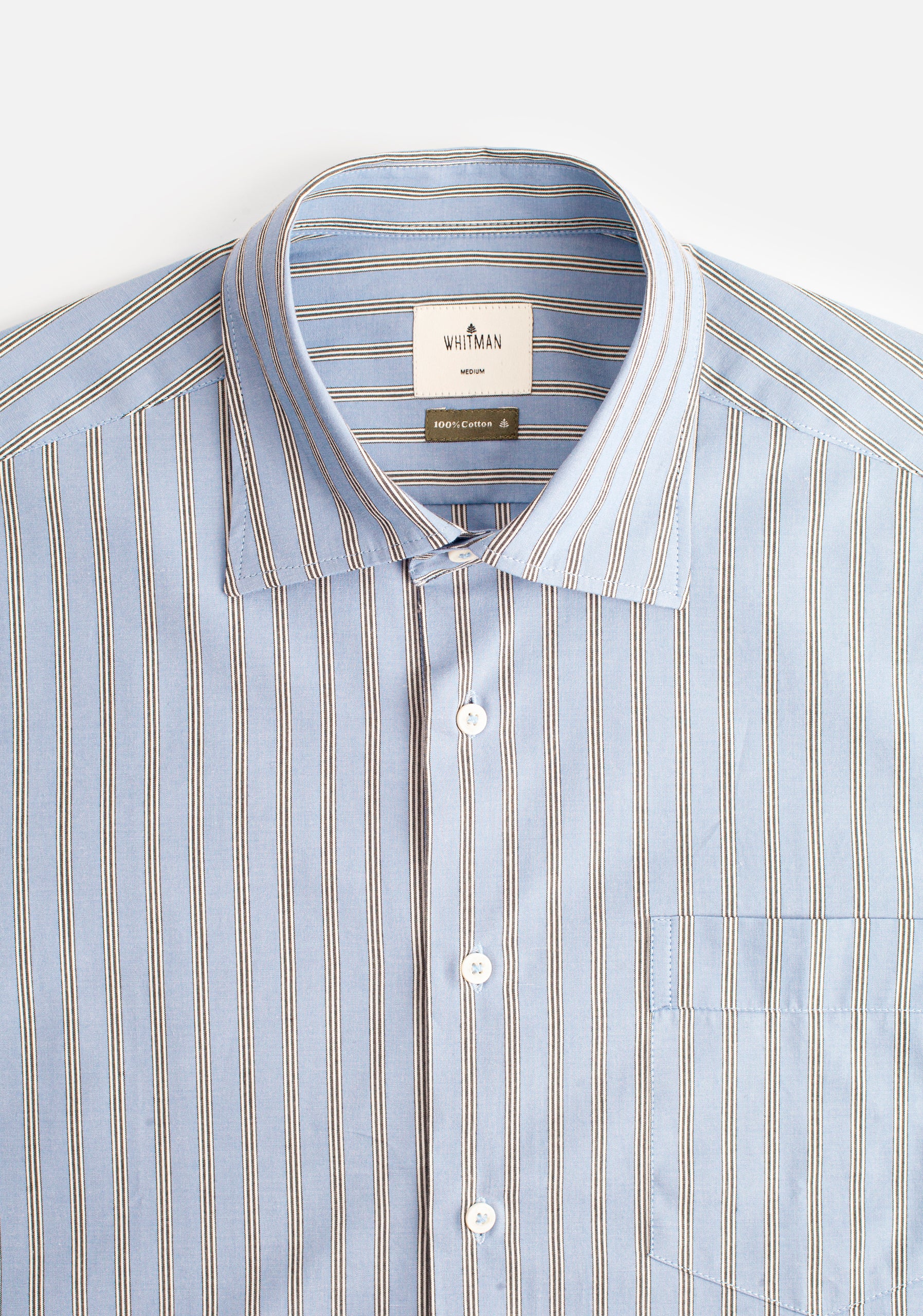 Camisa H CI Jamaica Rayas Grd Azul Medio