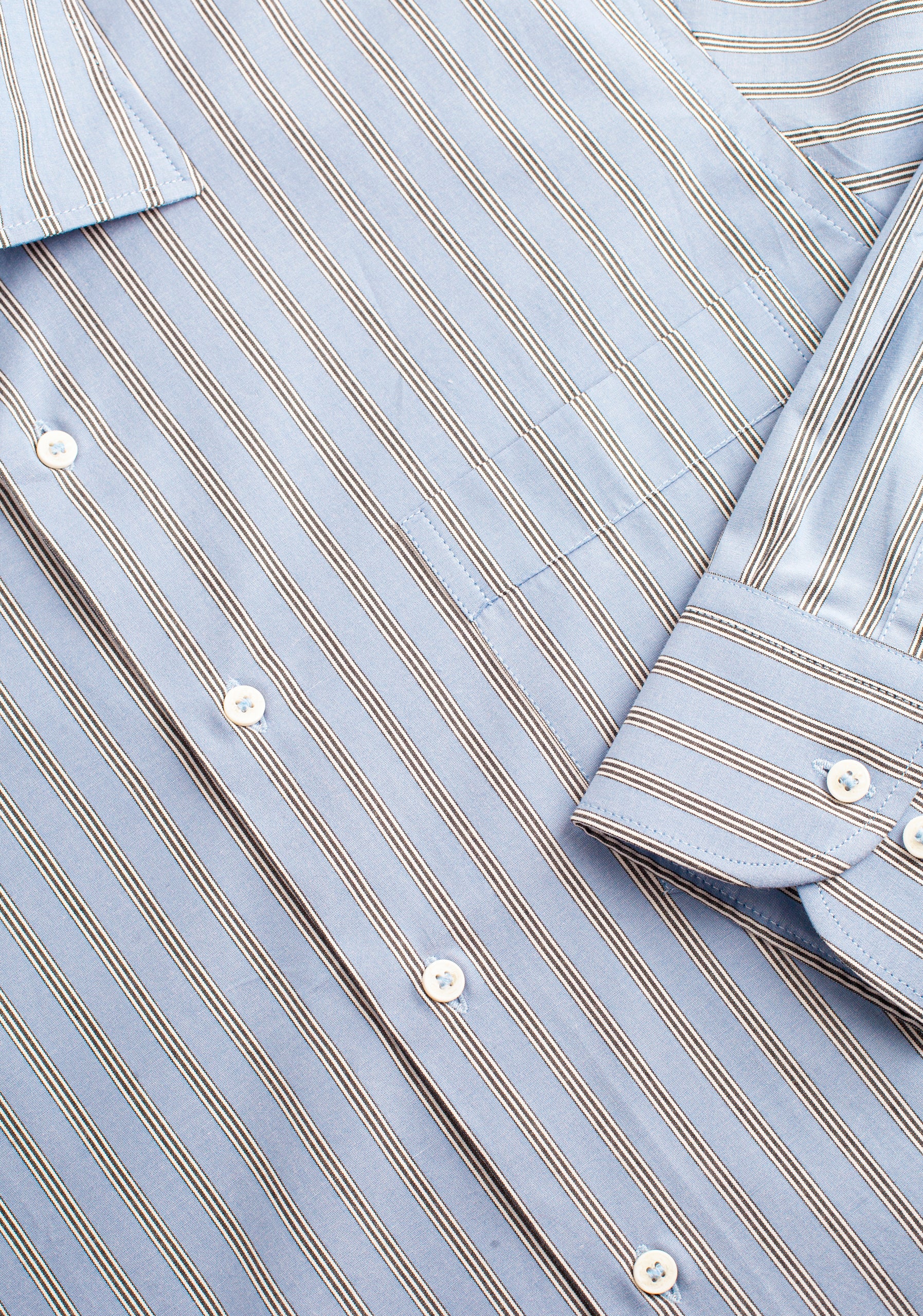 Camisa H CI Jamaica Rayas Grd Azul Medio