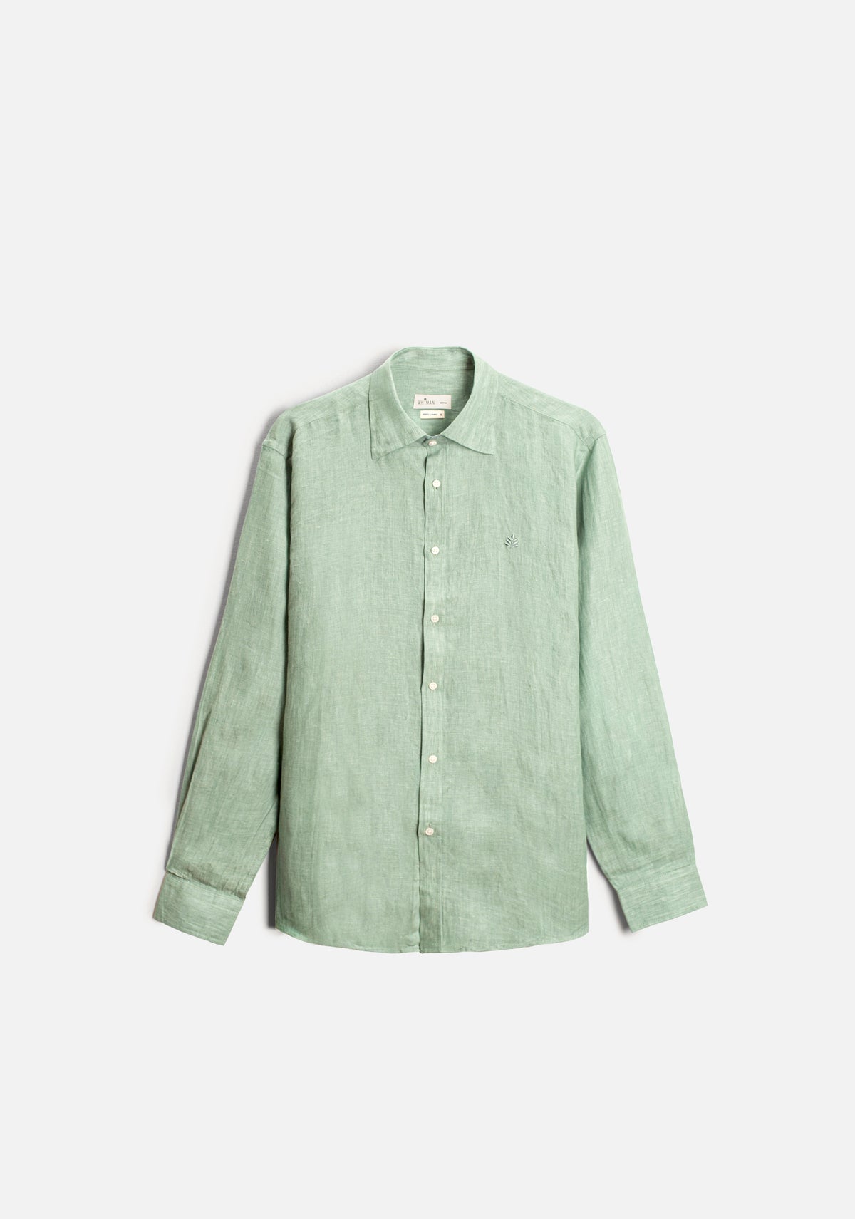Camisa H CI Lino L-Atn Verde Med-1