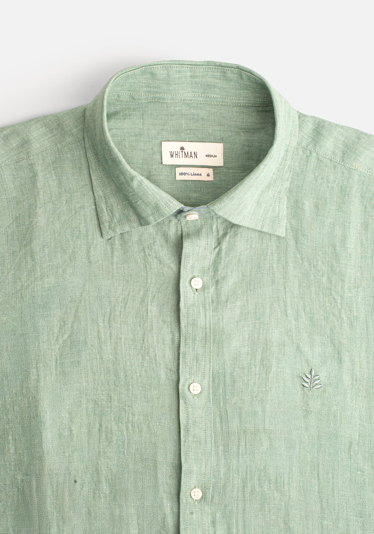 Camisa H CI Lino L-Atn Verde Med-3