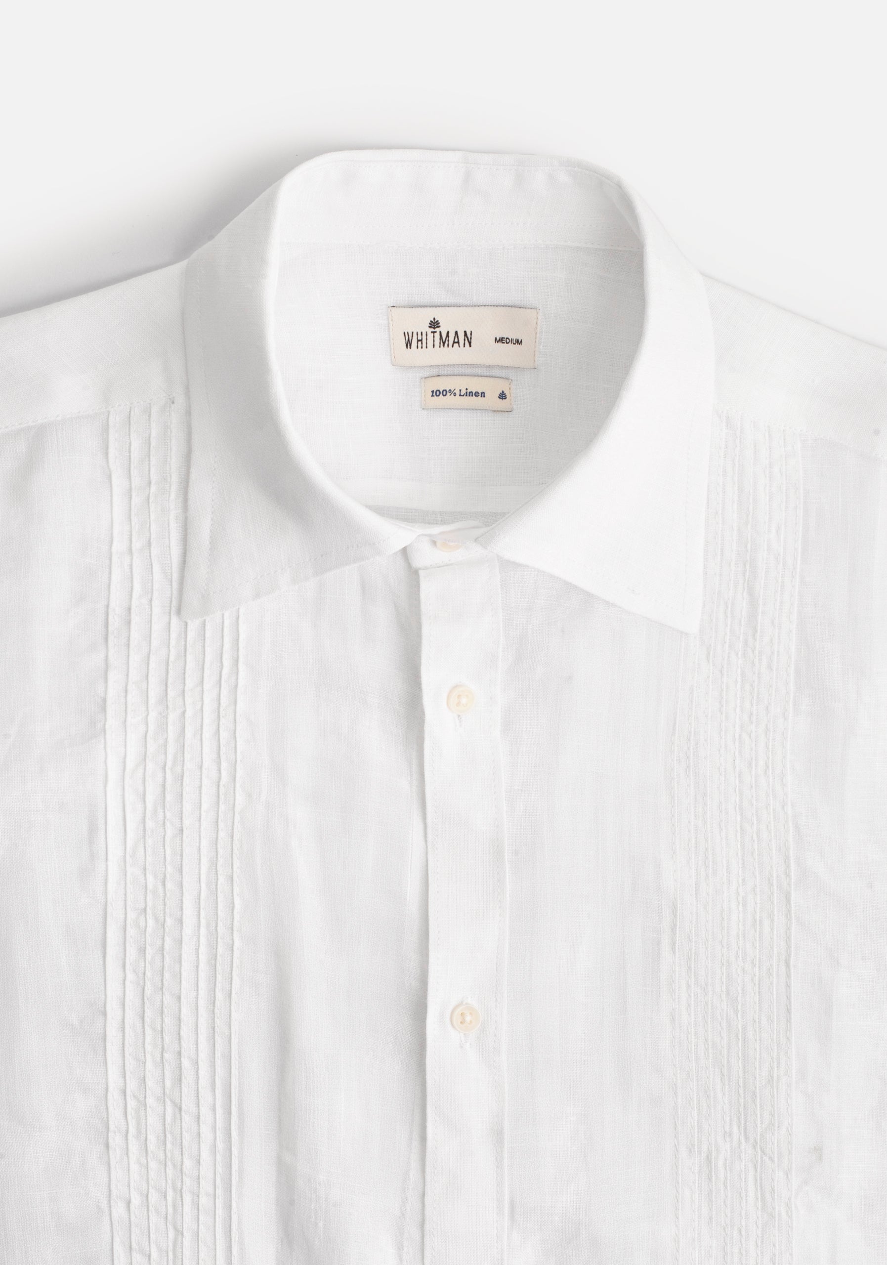 Camisa H Cachao Guayabera Blanco