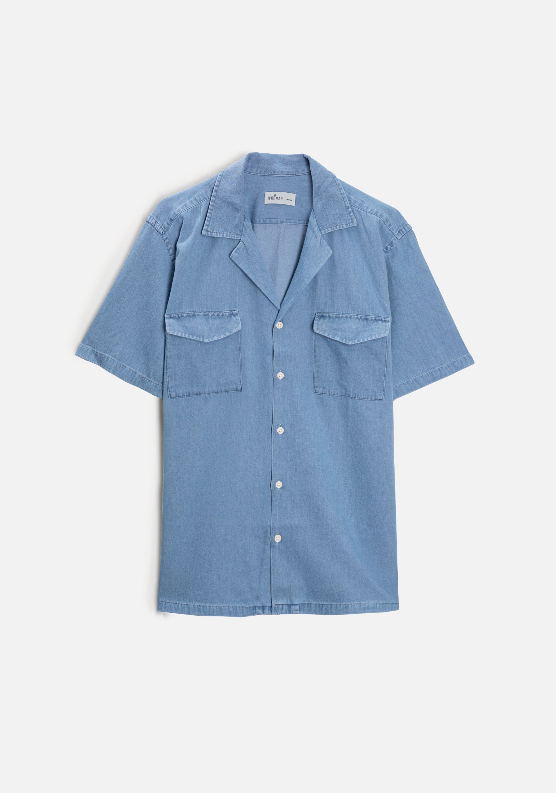 Camisa H Cubana Indigo Azul Med MC