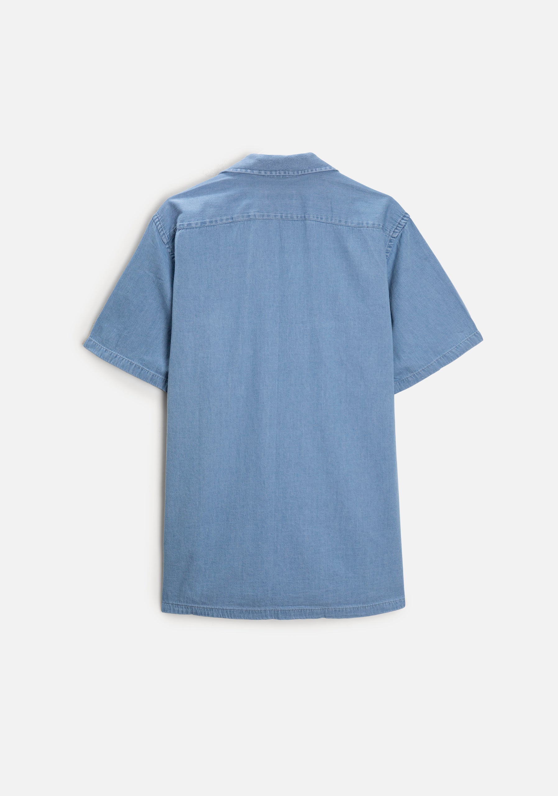 Camisa H Cubana Indigo Azul Med MC