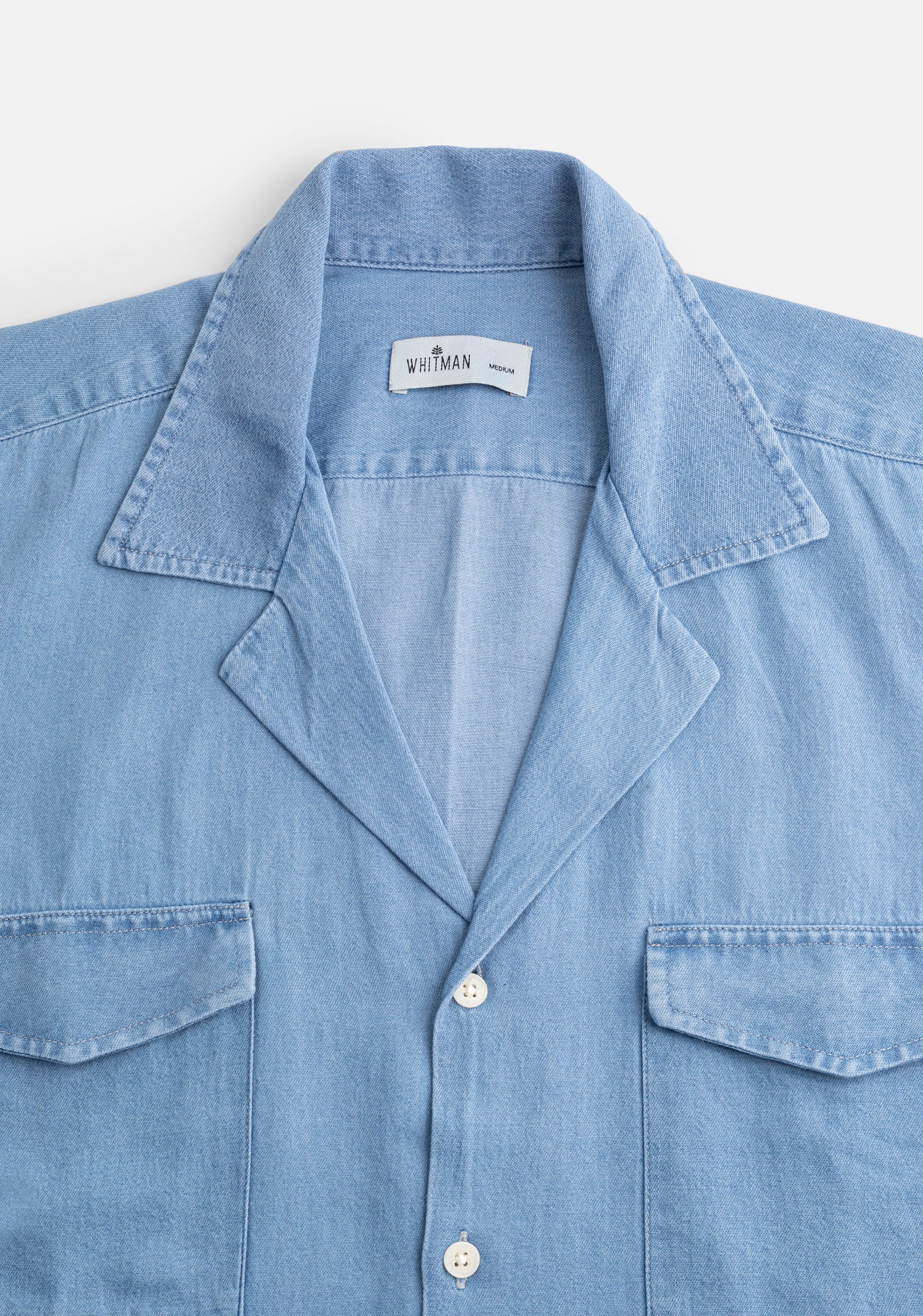 Camisa H Cubana Indigo Azul Med MC