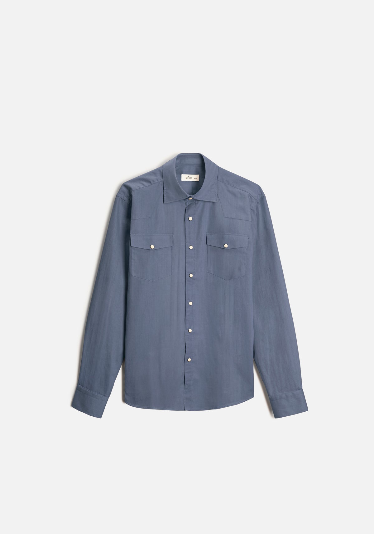Camisa H Desert Bols Azul Med