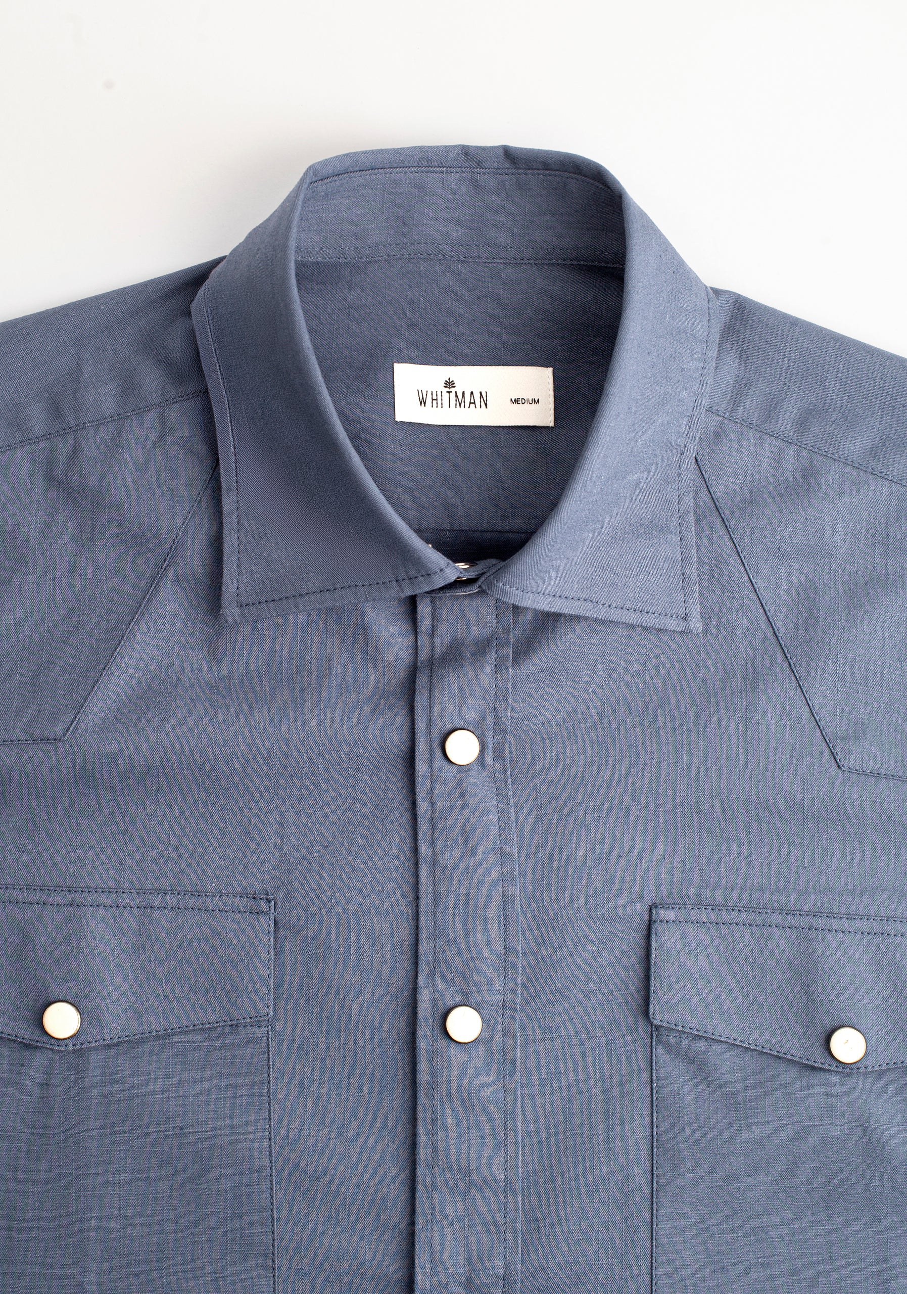 Camisa H Desert Bols Azul Med