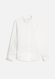Camisa H Lino Unicolor L-Atn Blanco