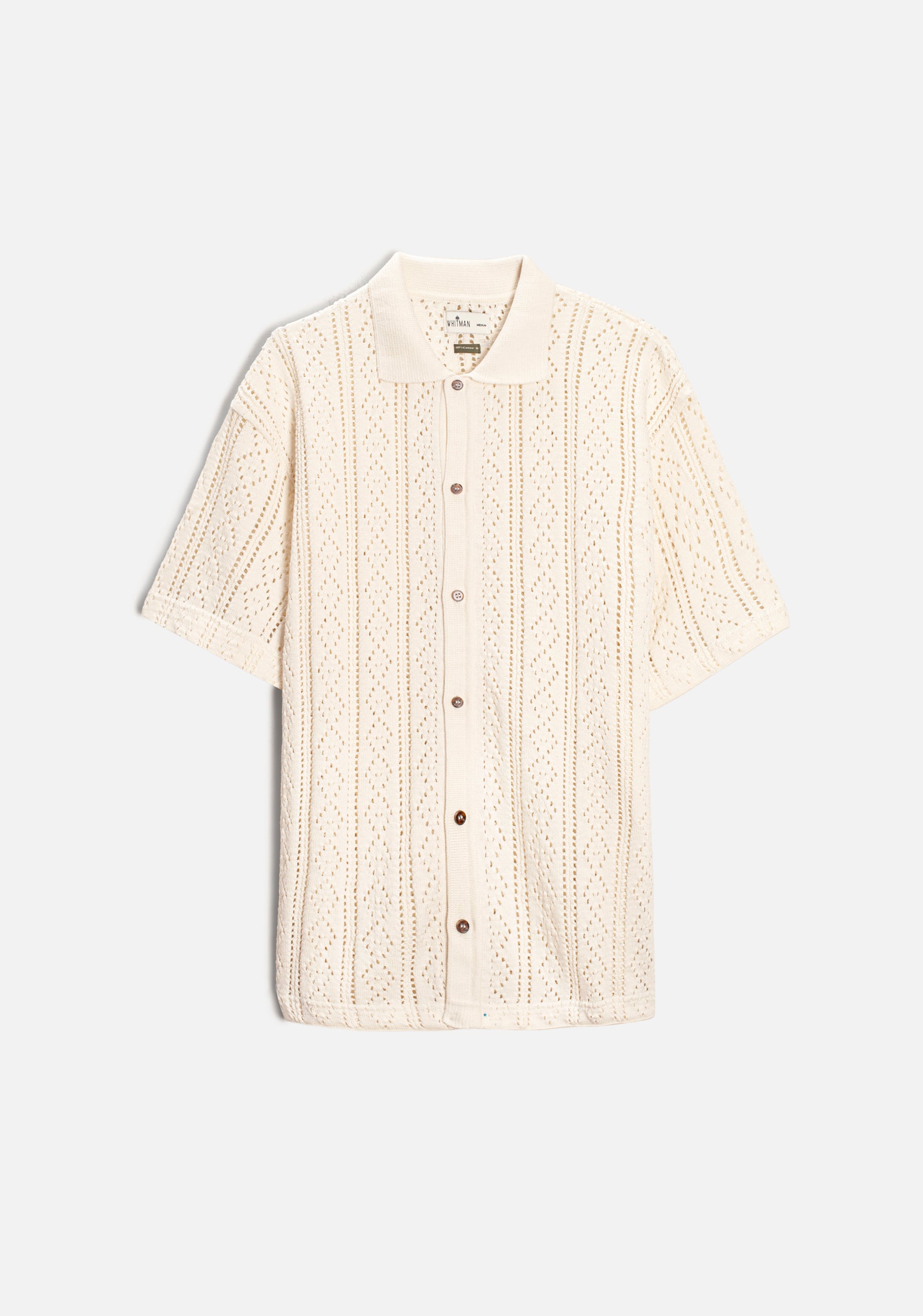 Camisa H Tejida Thomson Hueso