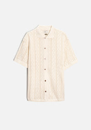 Camisa H Tejida Thomson Hueso