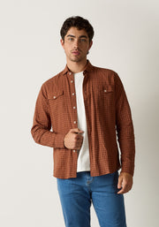 Camisa H CF Laurence Cuadros Med Terracota