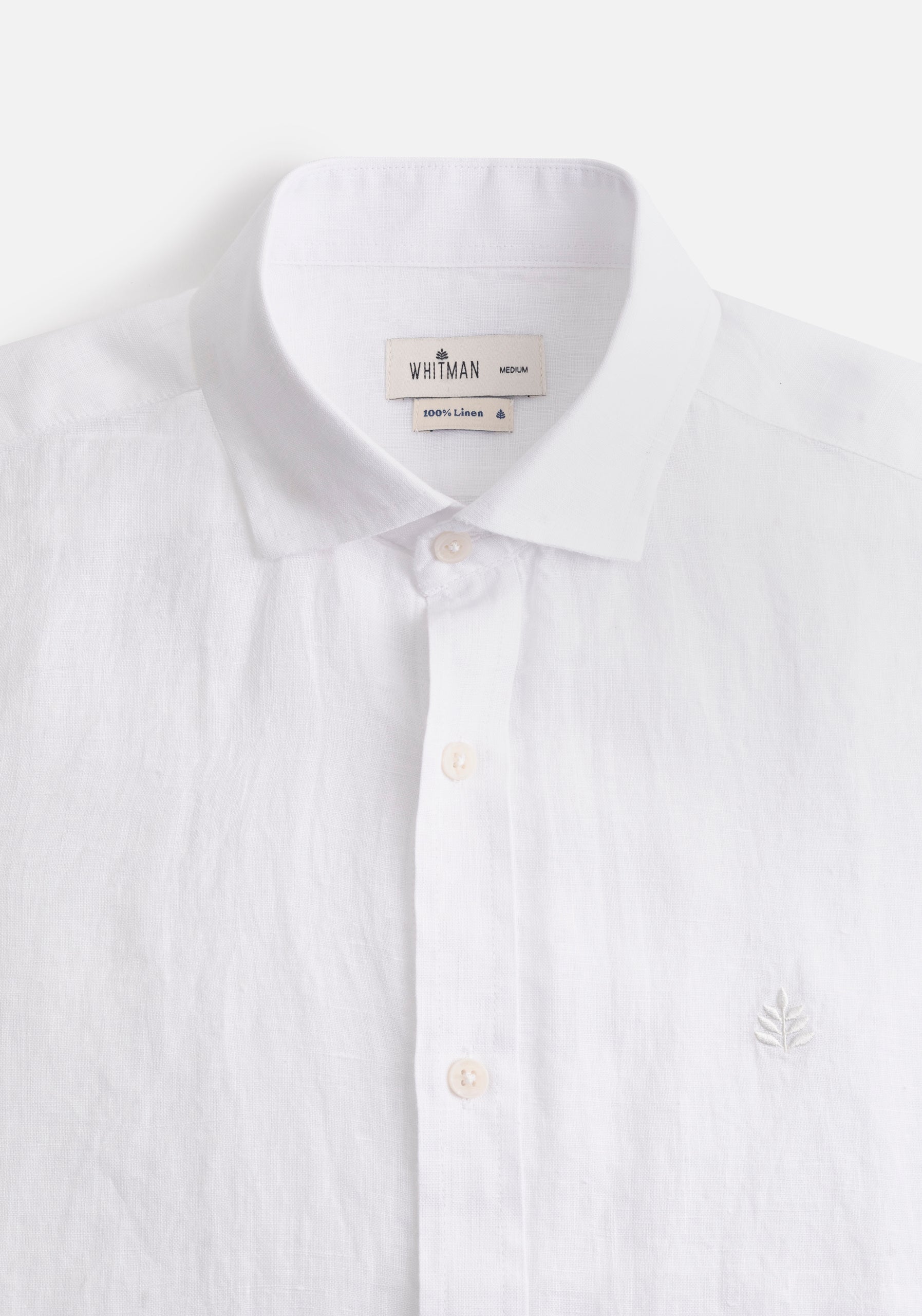 Camisa Lino CF Blanco L-Ant