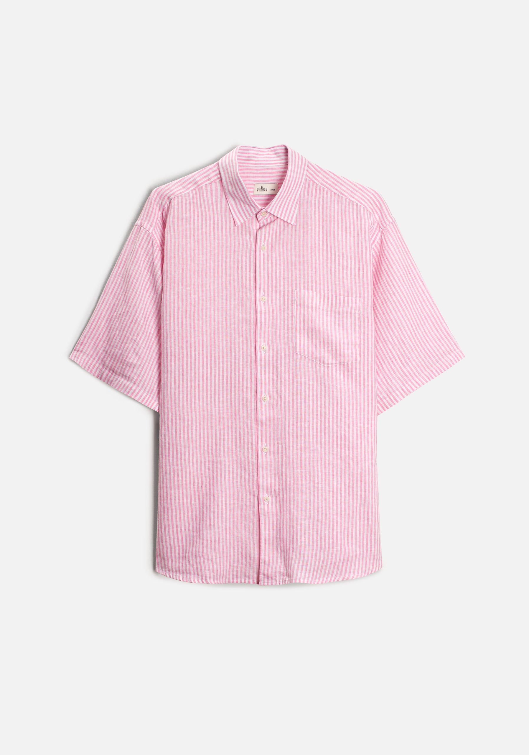 Camisa Lino CF Harlem Rayas Rosadas