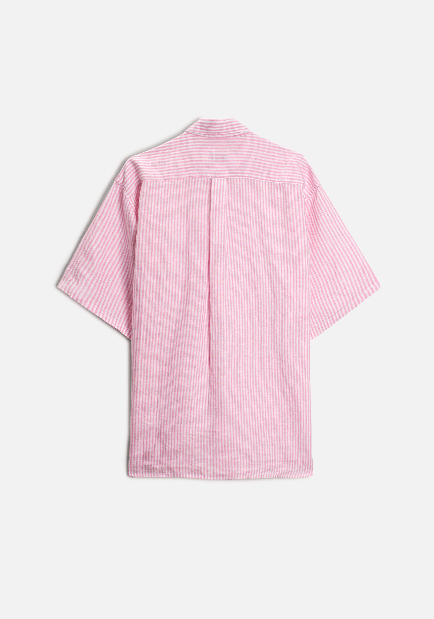 Camisa Lino CF Harlem Rayas Rosadas