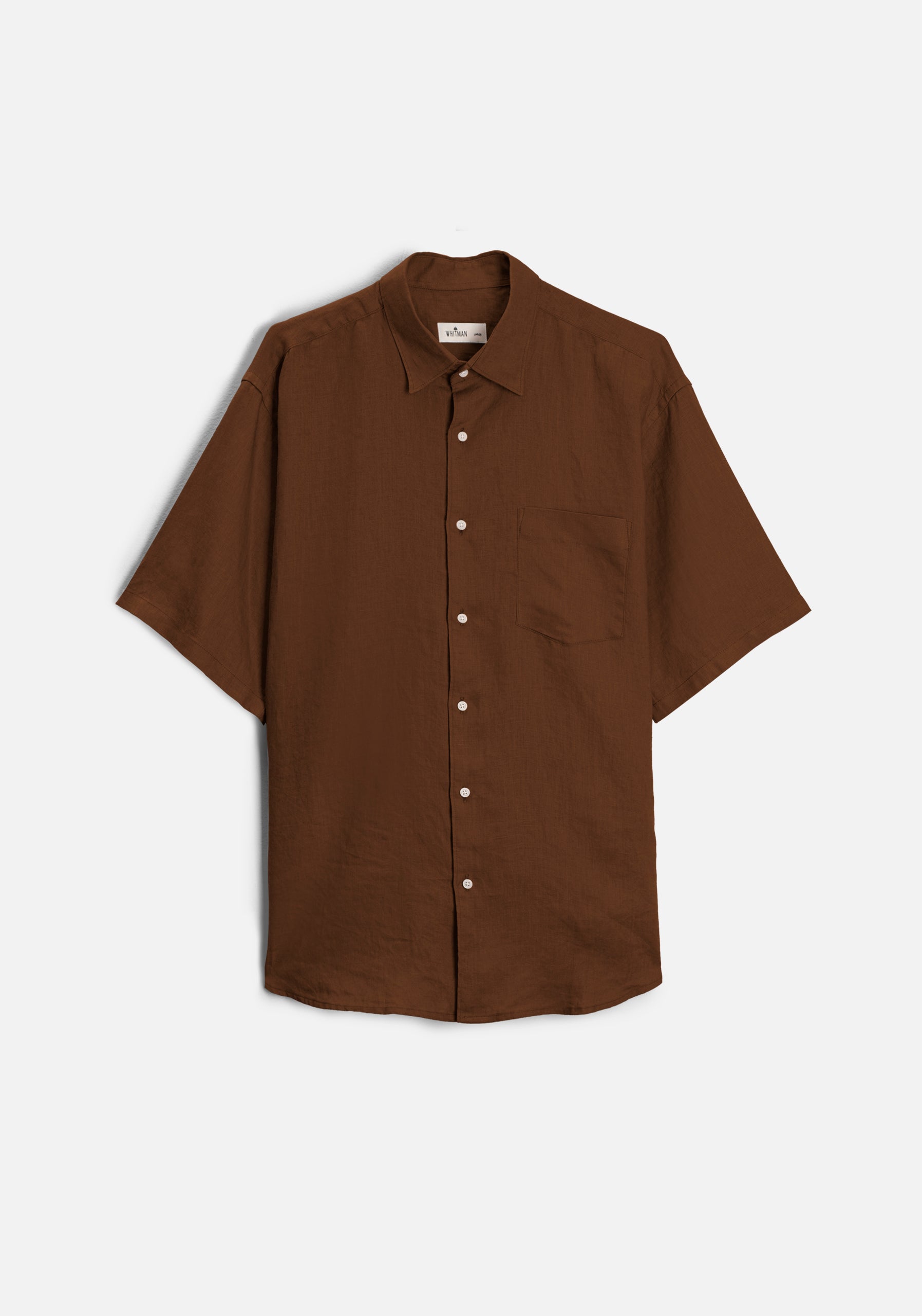 Camisa Lino Cf Harlem Tabaco