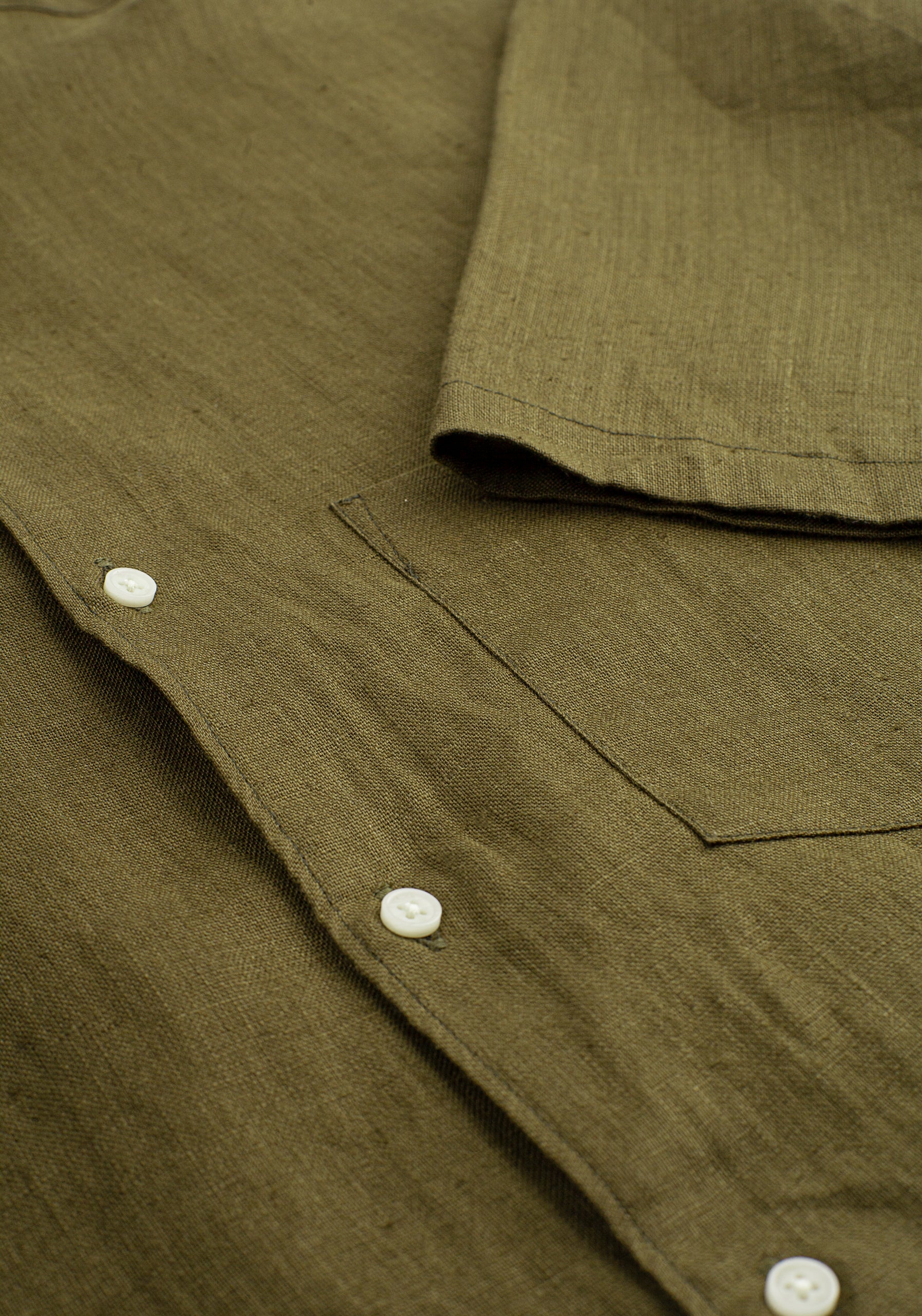 Camisa Lino CF Harlem Verde Olive