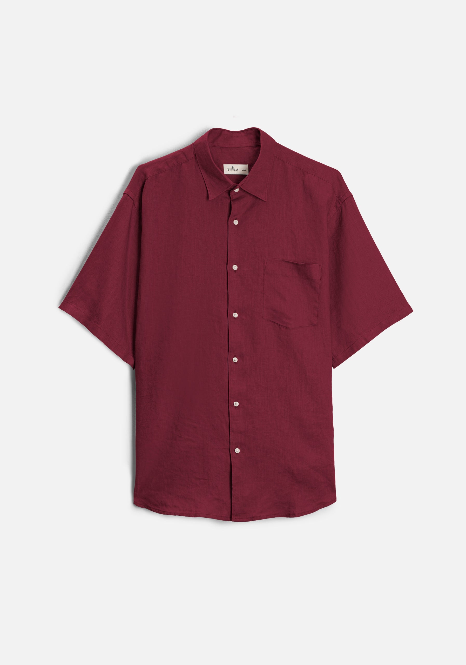 Camisa Lino Cf Harlem Vino Tinto