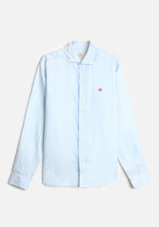 Camisa Lino CF Azul Celeste L-Fuc