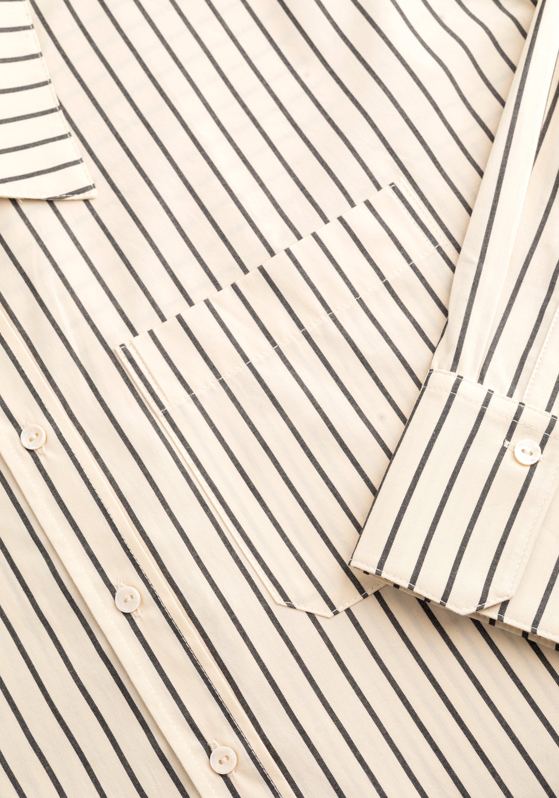 Camisa M Antonella Rayas GRD Beige