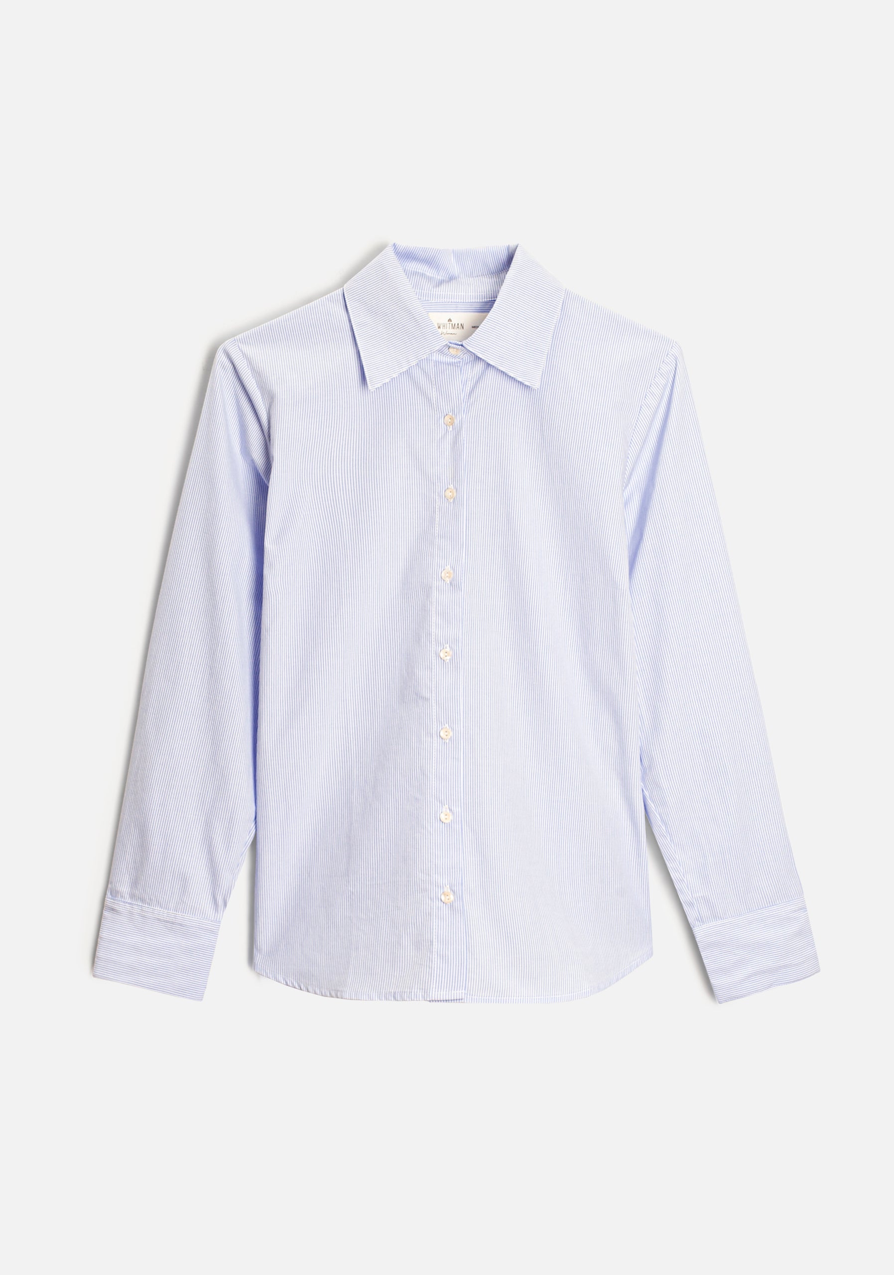 Camisa M Isabella Rayas Azul Claro