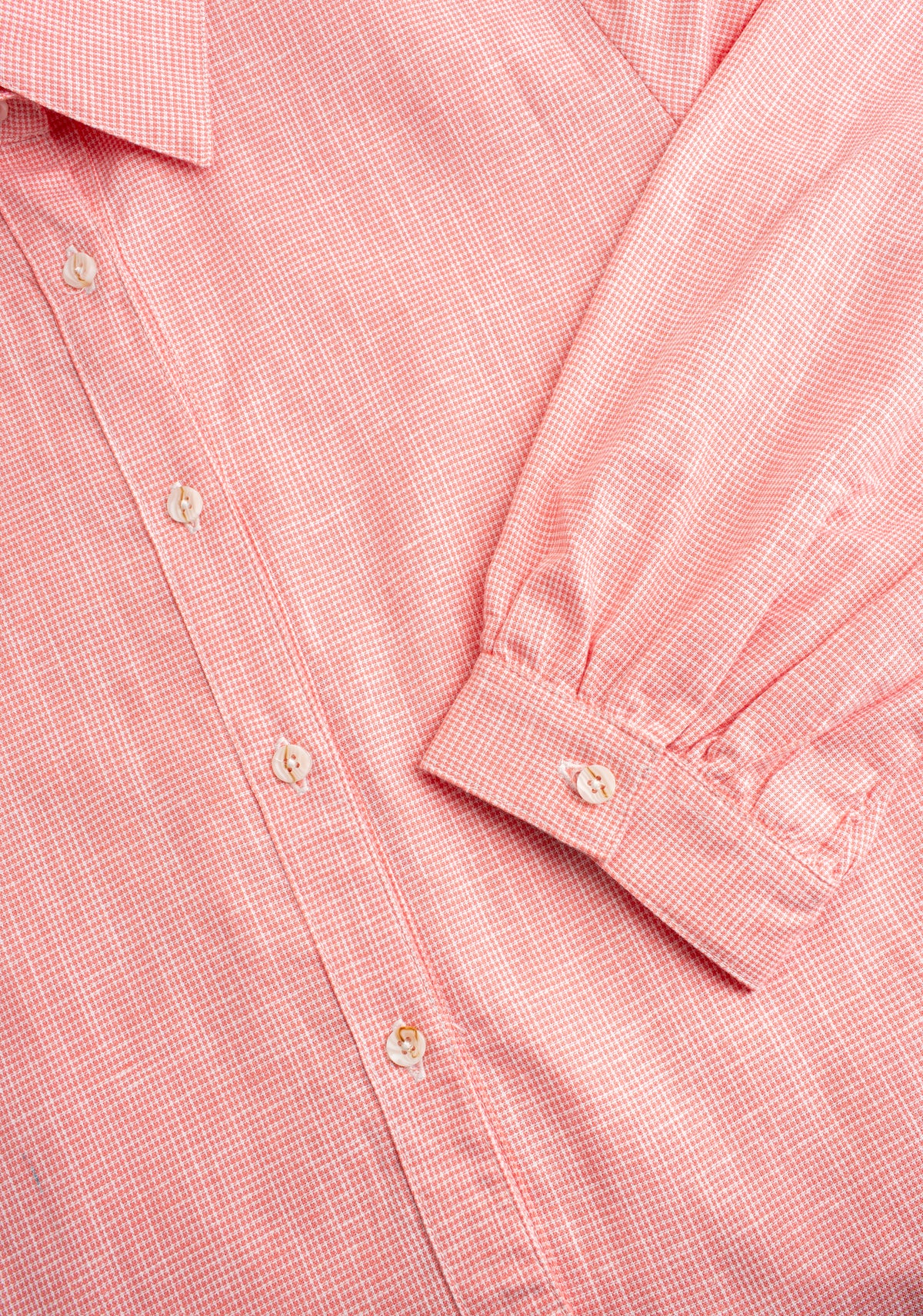 Camisa M Marianne Cuadros Rosado