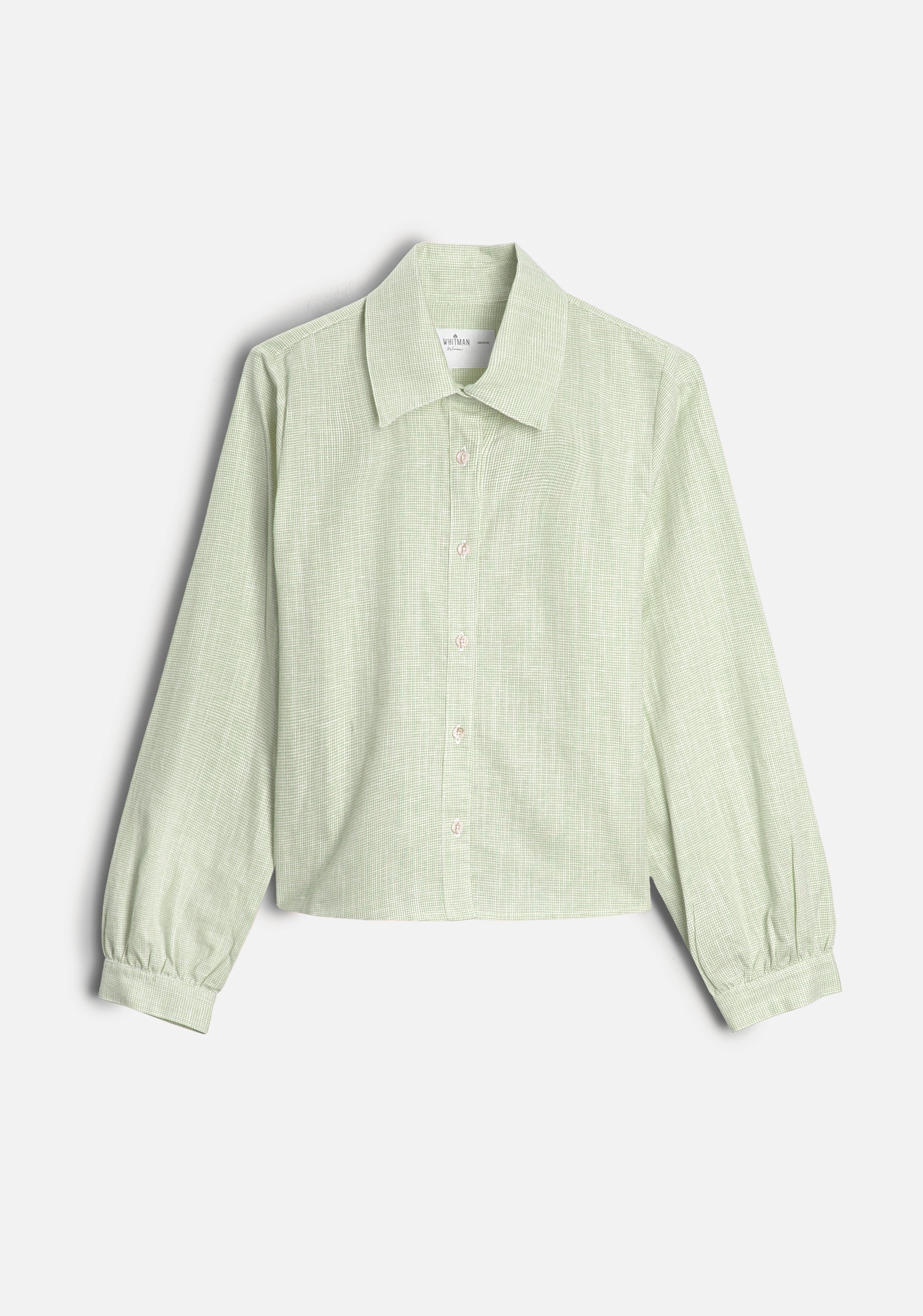 Camisa M Marianne Cuadros Verde Med
