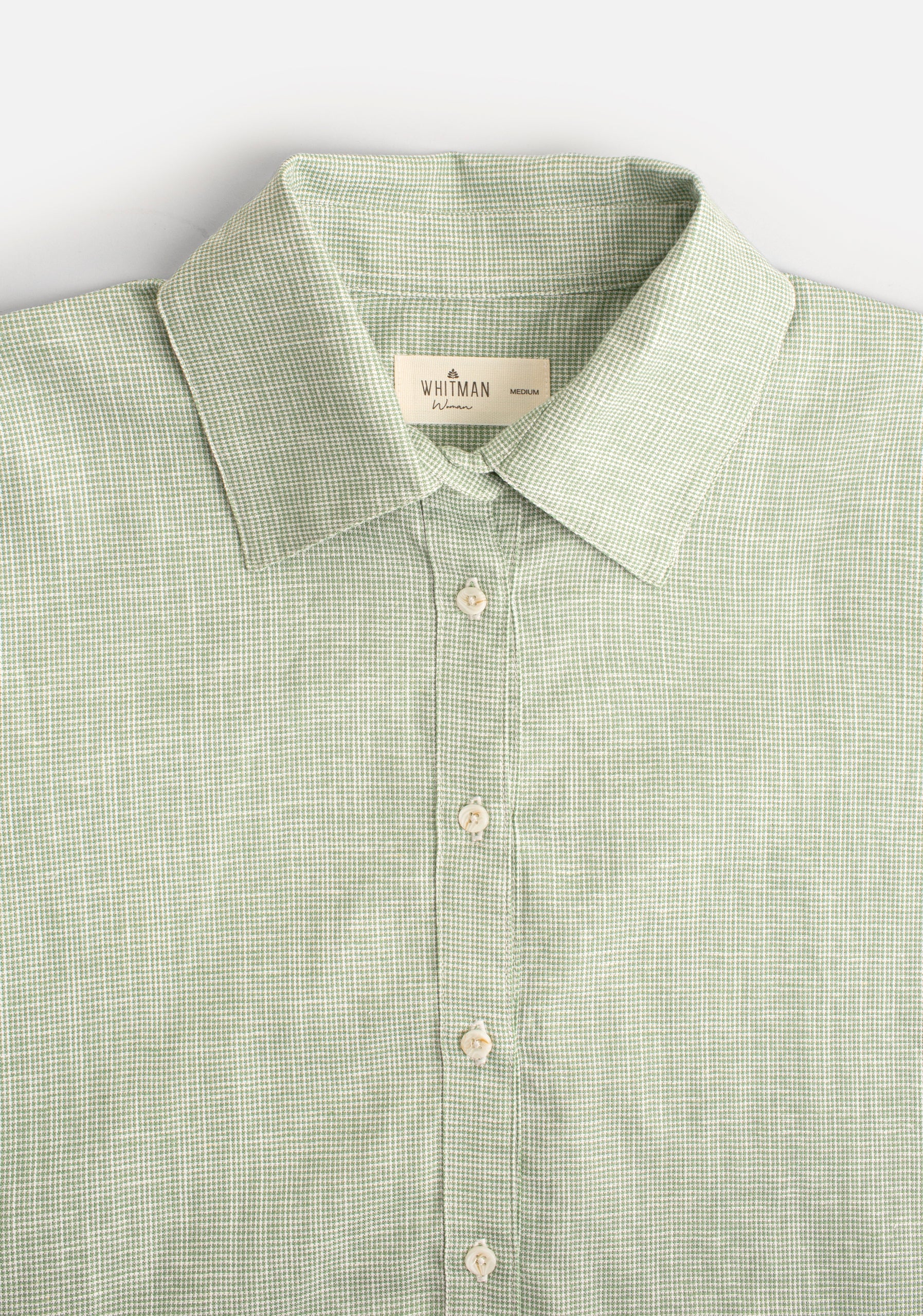Camisa M Marianne Cuadros Verde Med