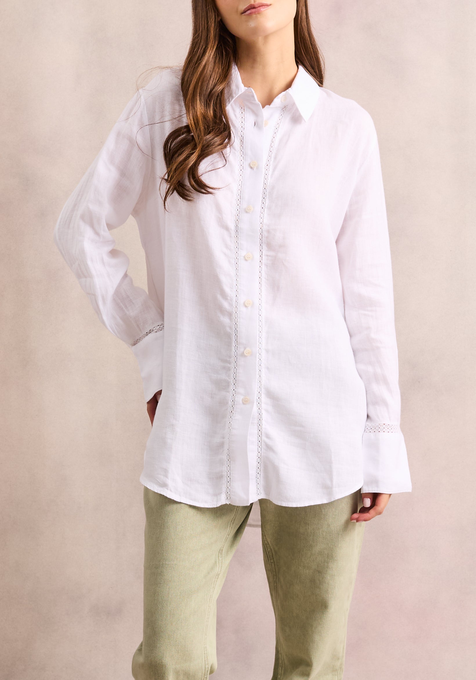 Camisa Oversize Calabria Blanco