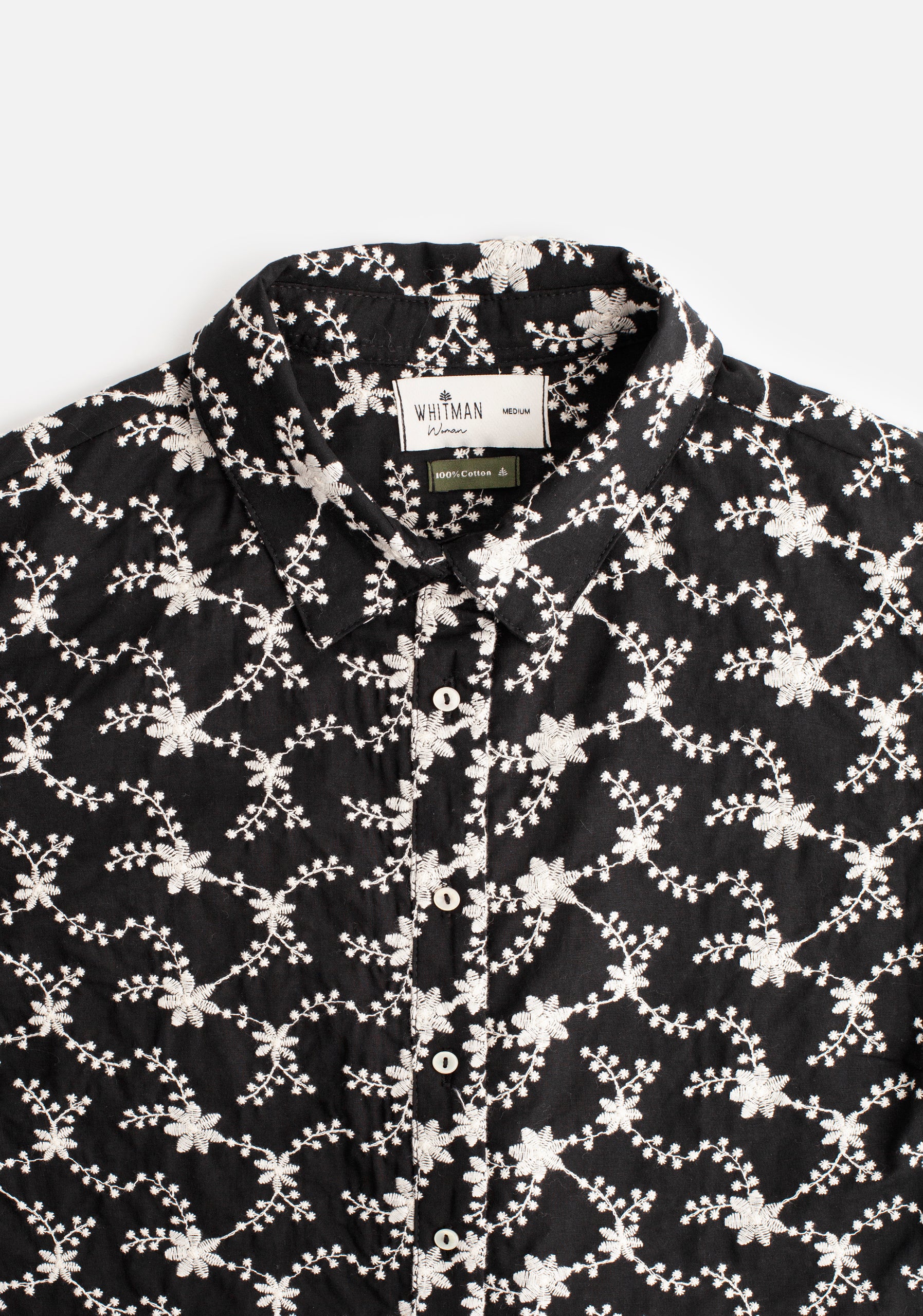 Camisa Petra Negro Bordado