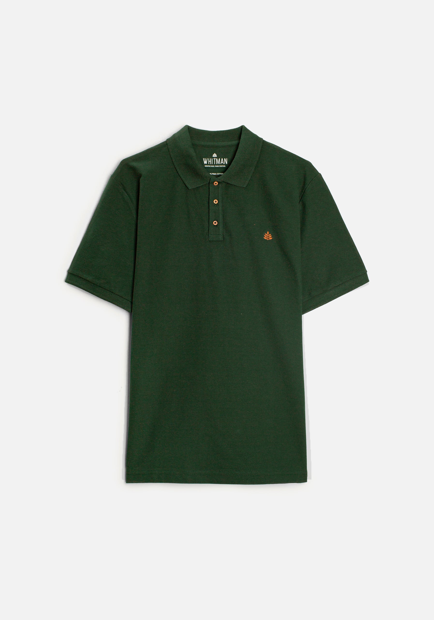 Camiseta Polo H Unicolor L-Nar Verde Osc